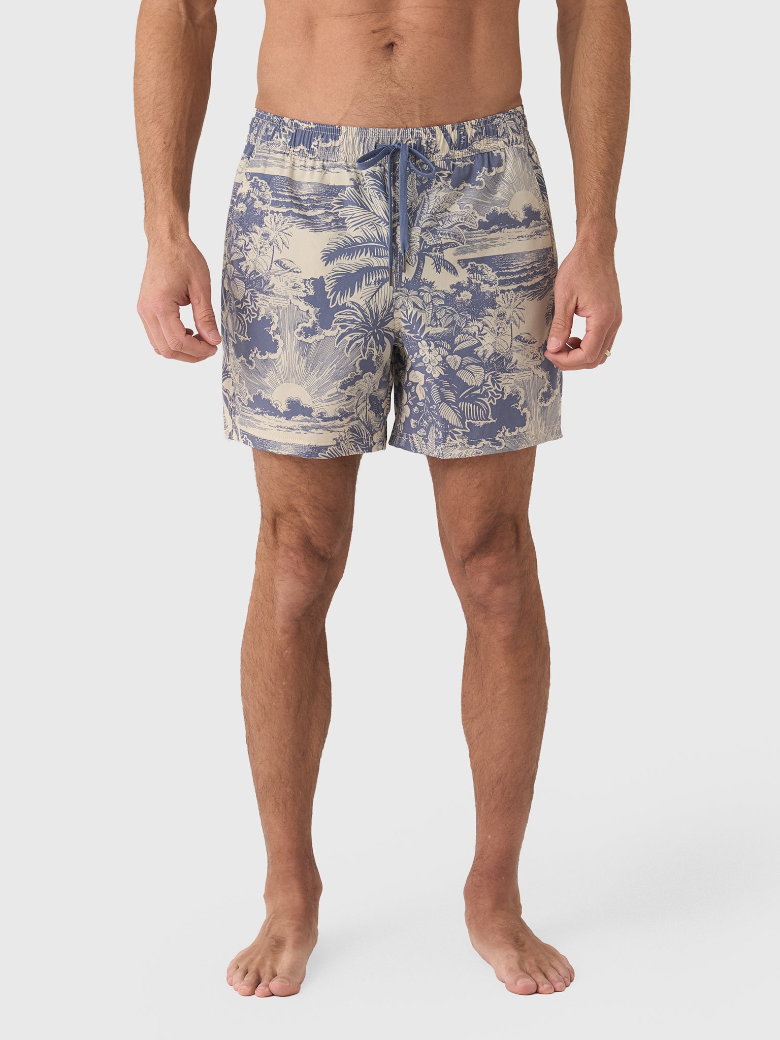 Fair Harbor Men's The Bungalow Swim Trunk - Saint Bernard