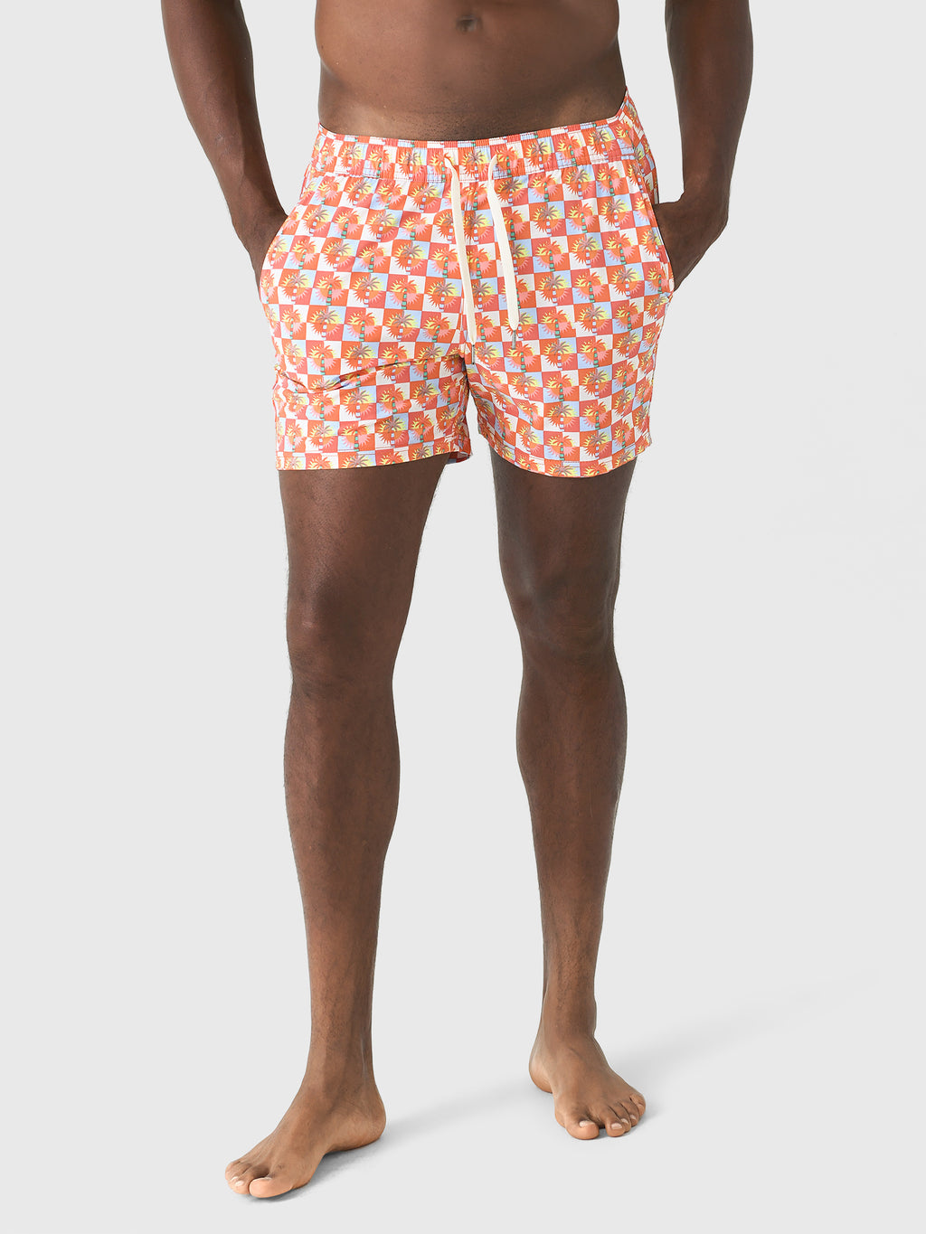 Fair Harbor Men's The Bungalow Swim Trunk - Saint Bernard