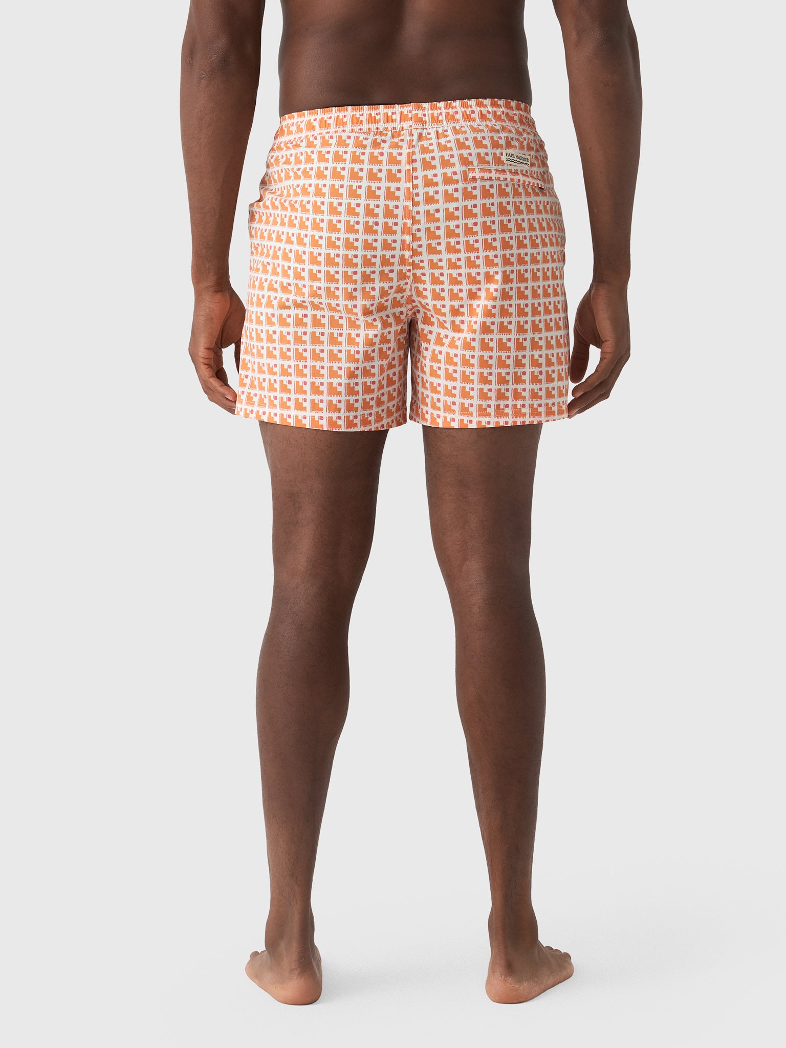 Fair Harbor Men's The Bungalow Swim Trunk - Saint Bernard