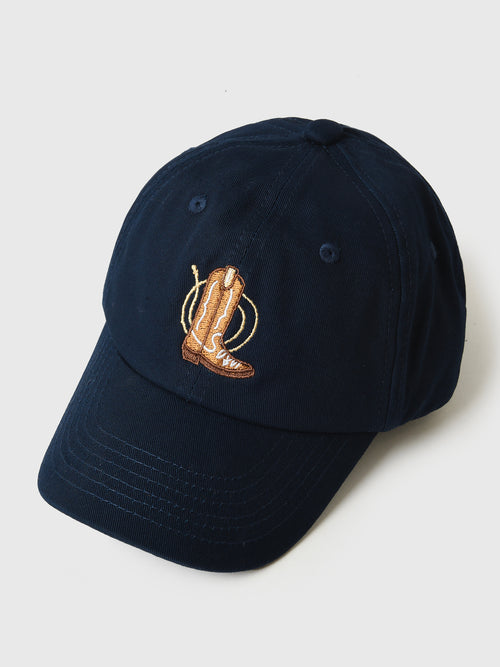 Bits + Bows Boys' Cowboy Boot Baseball Hat