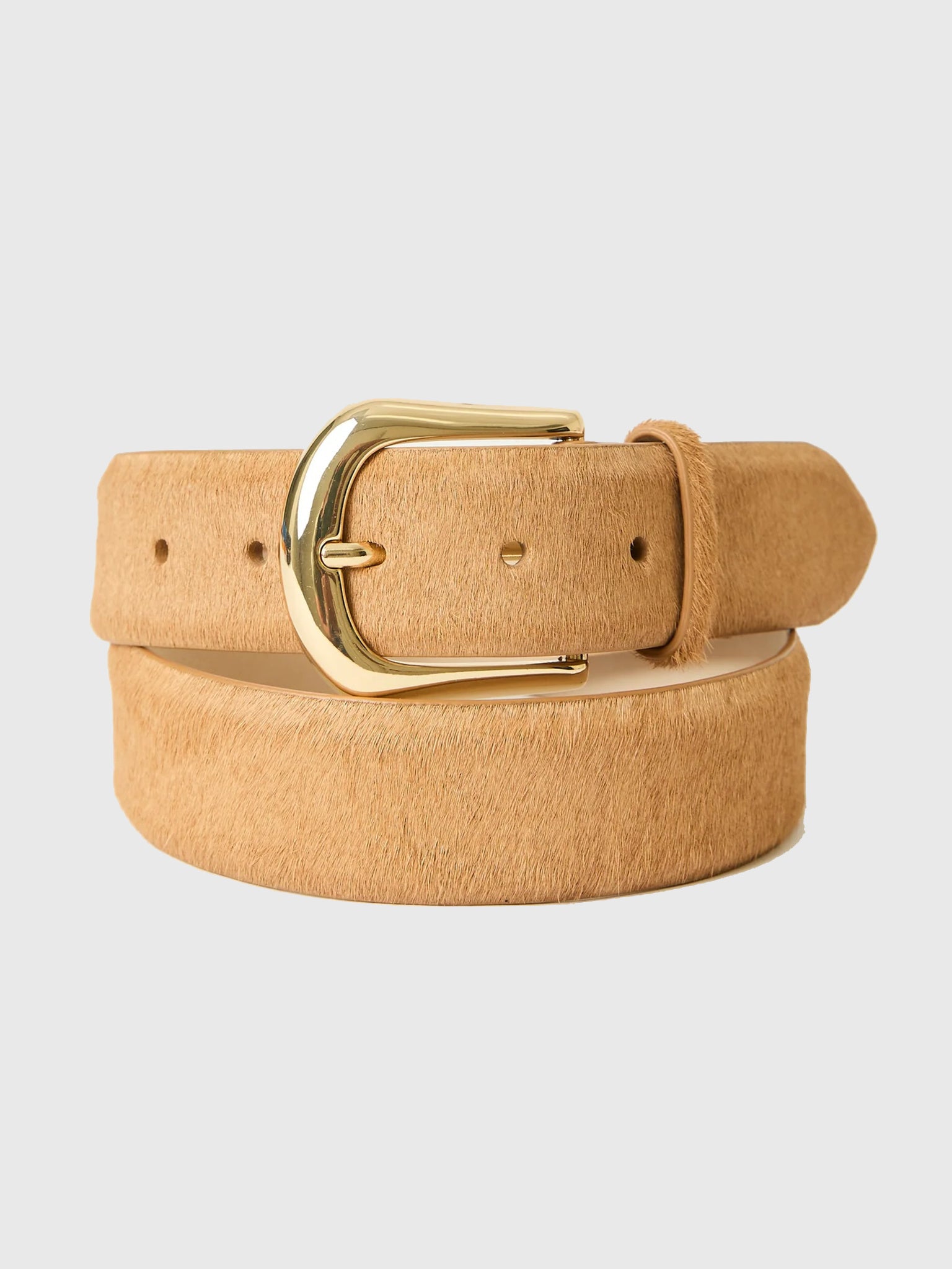 B-Low The Belt Women's Kennedy Calf-Hair Leather Belt - Saint Bernard