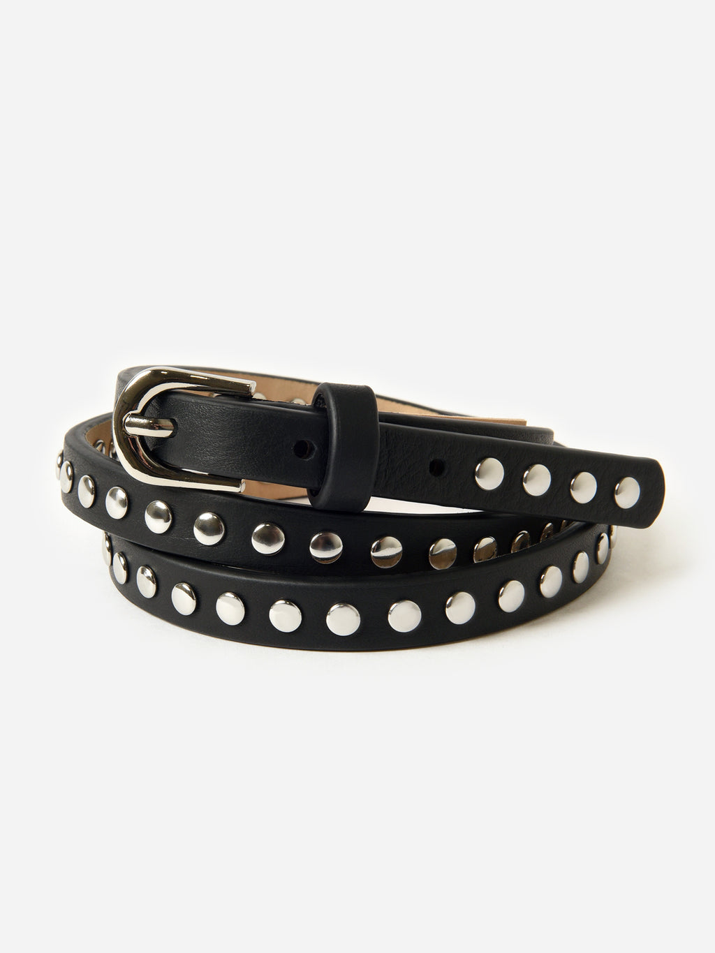 B-Low The Belt Women's Liz Studded Leather Belt - Saint Bernard