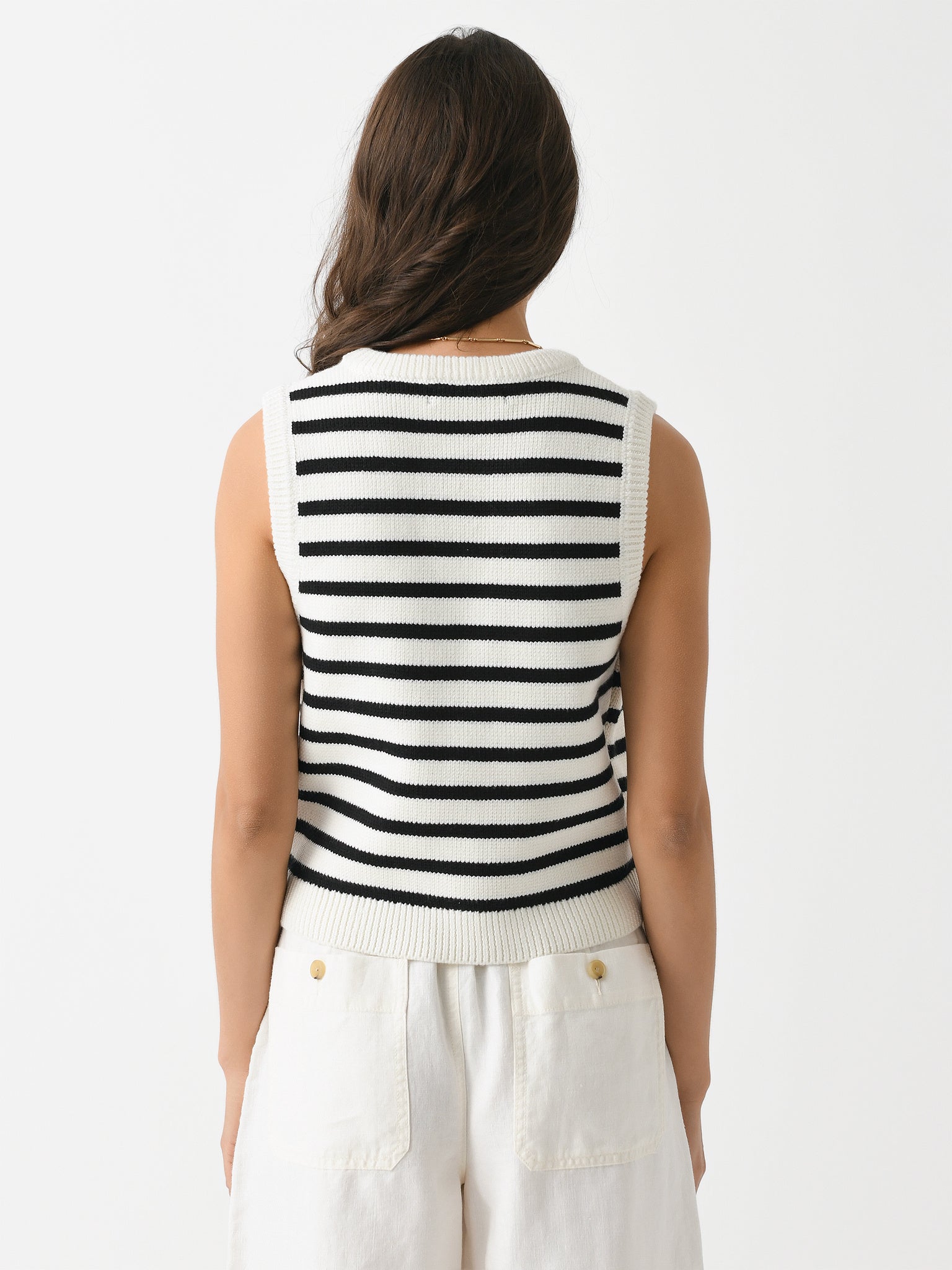 BRIEFING ◆WOMENS WR CREW NECK KNIT VEST BY477_NA6434?$crop1254$