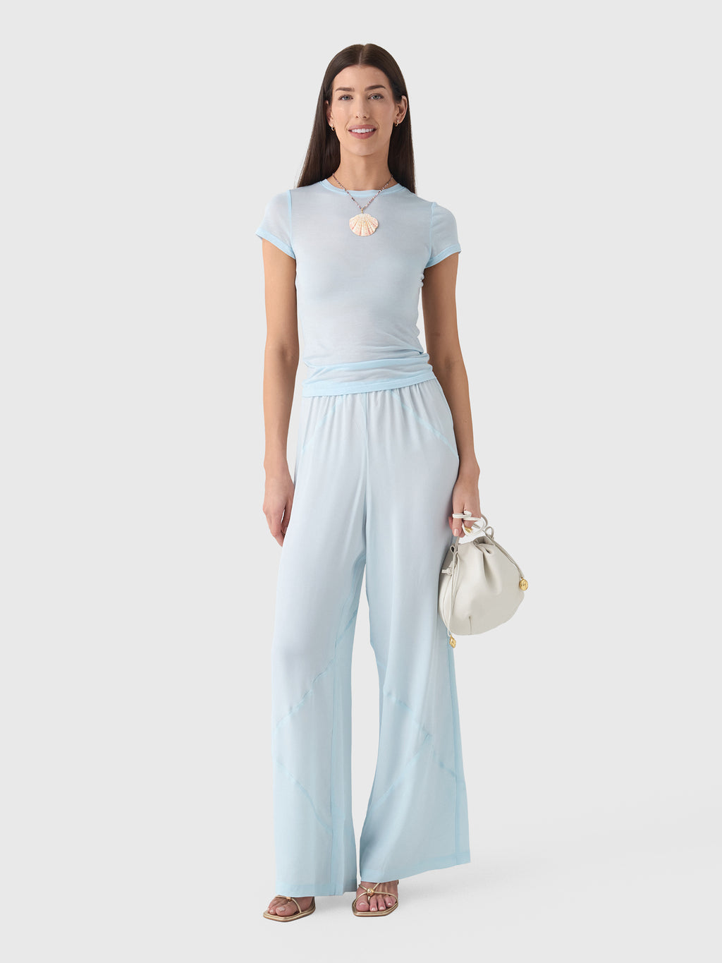 Paris Georgia Women's Elemental Bias Silk Pant - Saint Bernard