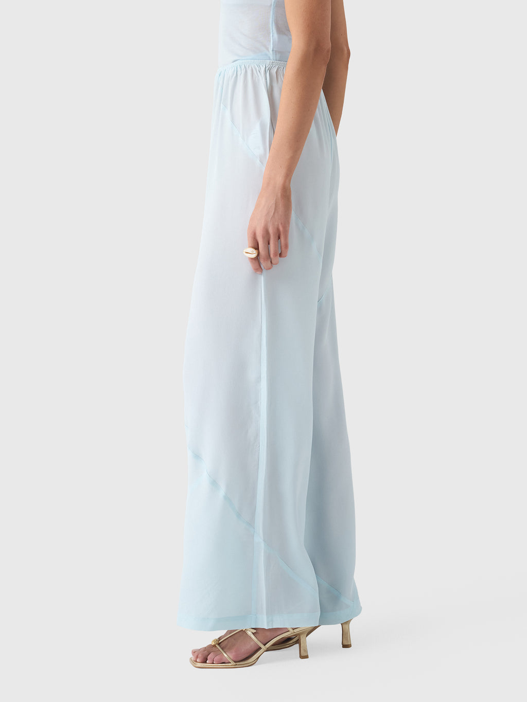 Paris Georgia Women's Elemental Bias Silk Pant - Saint Bernard