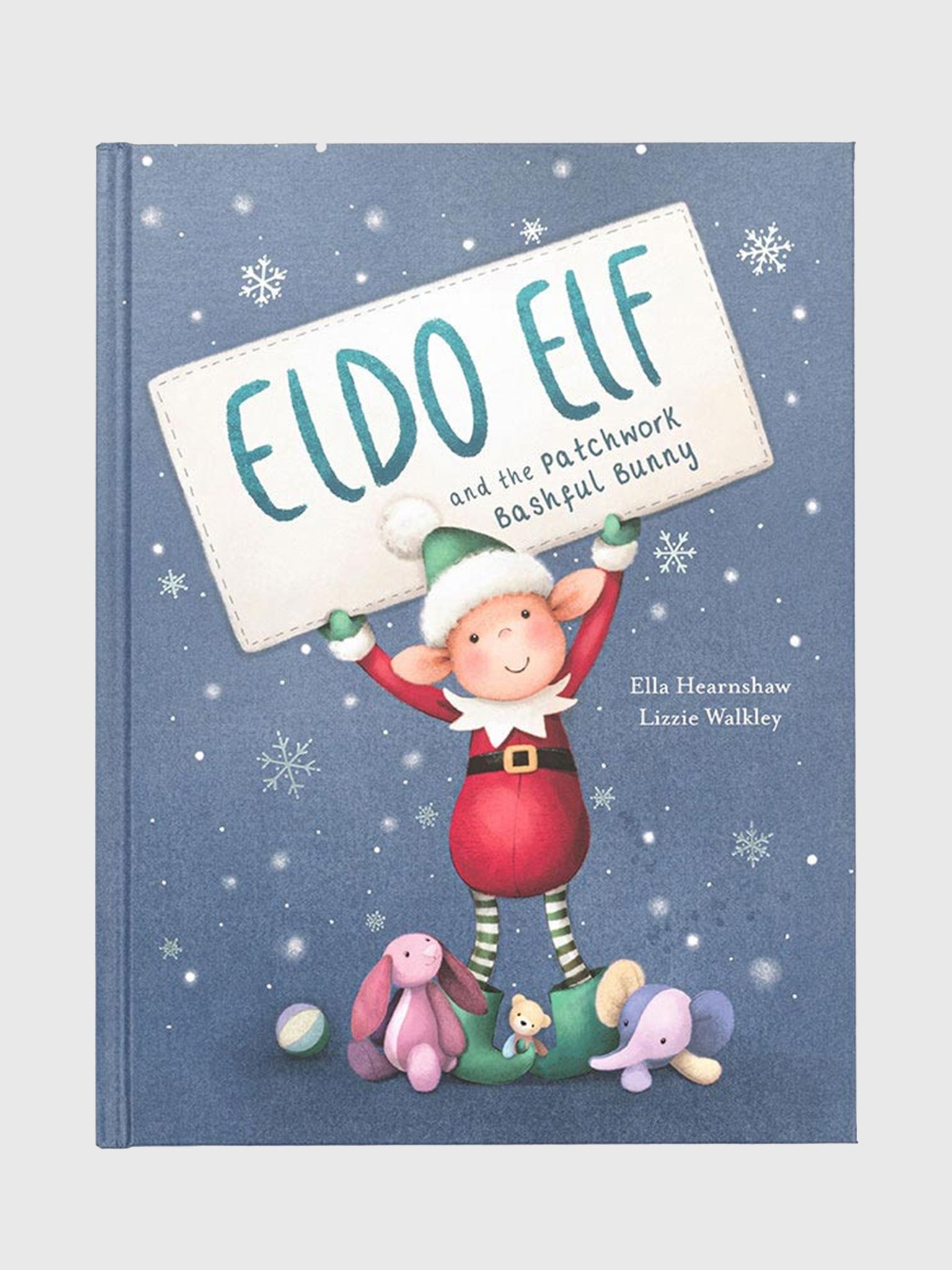 Jellycat Eldo Elf and the Patchwork Bashful Bunny Book - Saint Bernard
