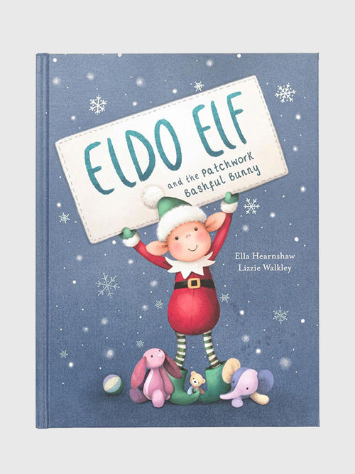 Jellycat Eldo Elf and the Patchwork Bashful Bunny Book