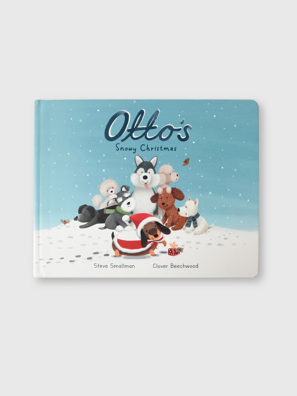 Jellycat Otto's Snowy Christmas Book - Saint Bernard
