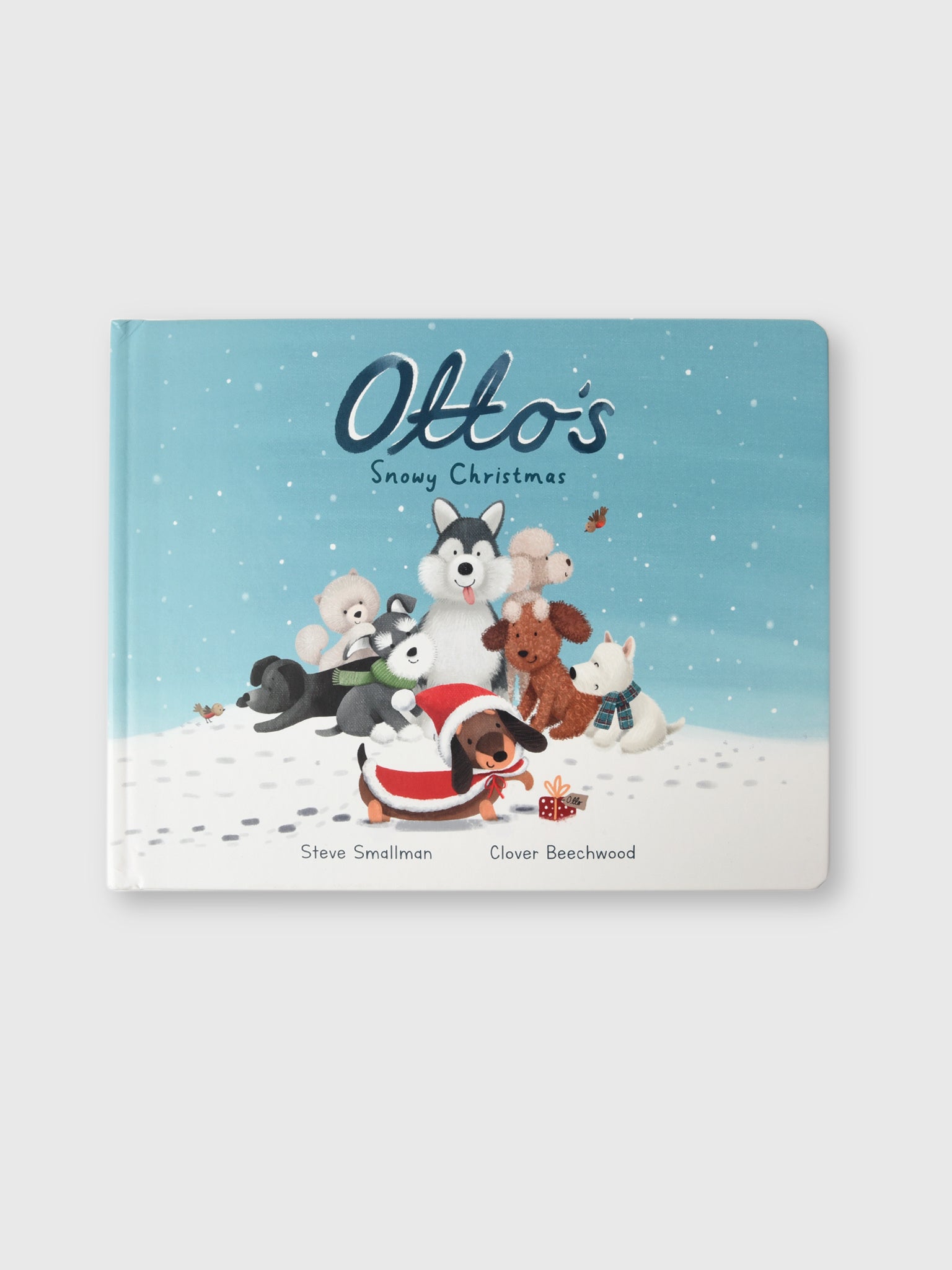 Jellycat Otto's Snowy Christmas Book - Saint Bernard