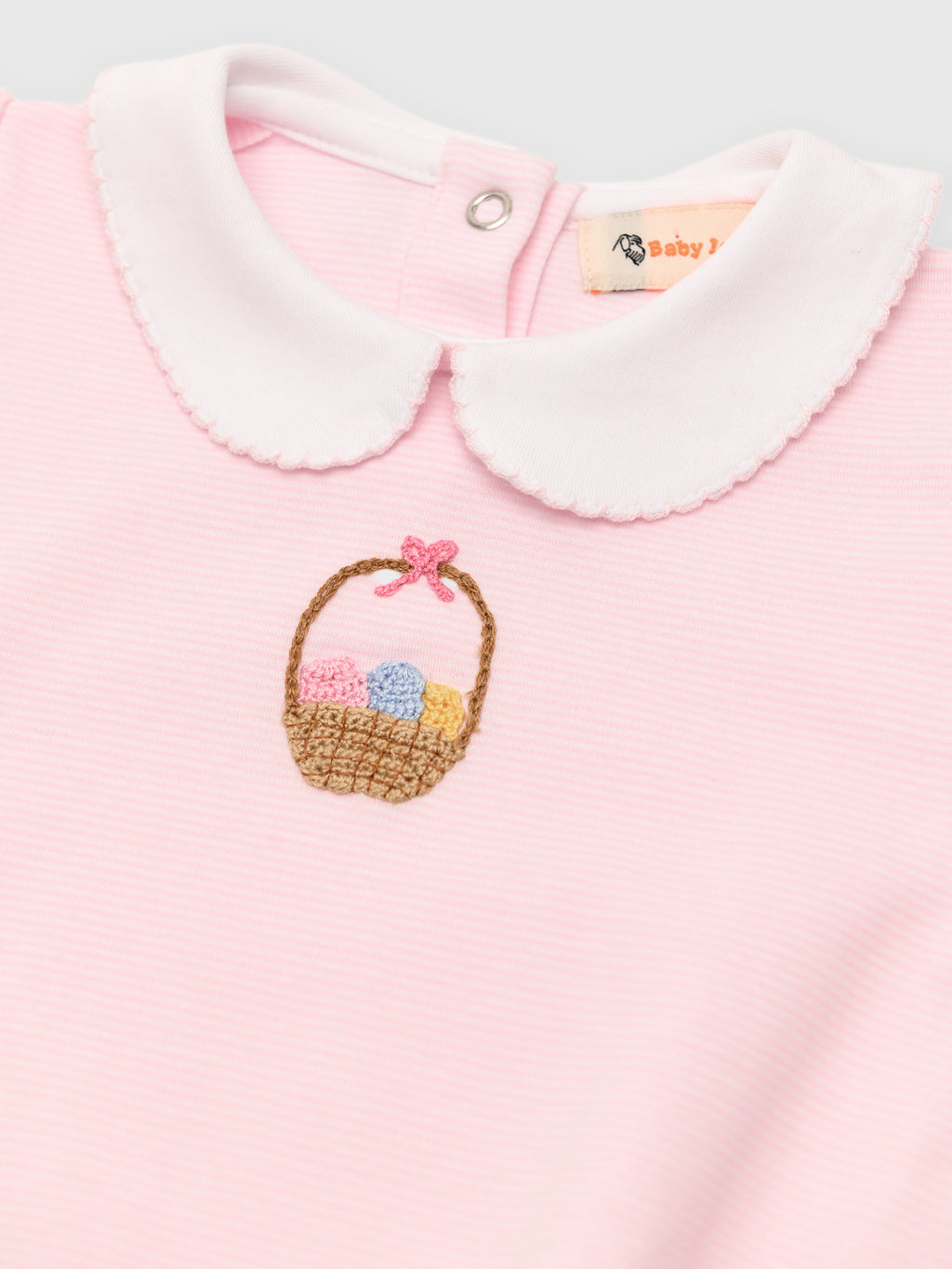 Luigi Baby Girls' Easter Basket Bubble - Saint Bernard