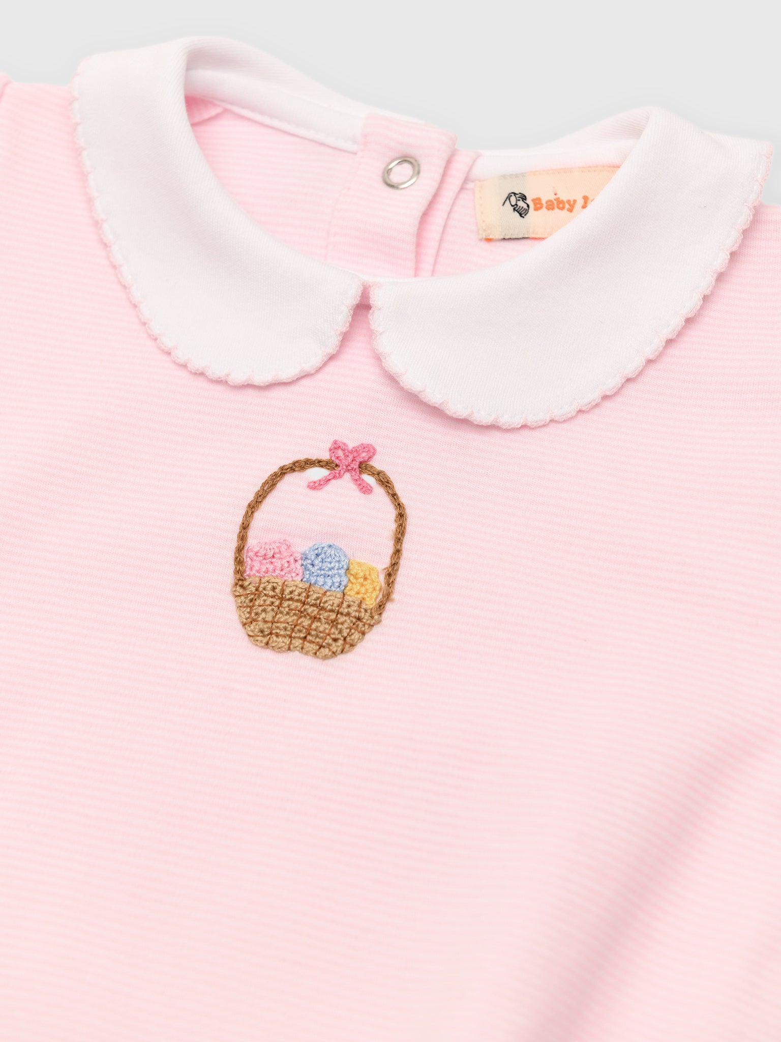 Luigi Baby Girls' Easter Basket Bubble - Saint Bernard
