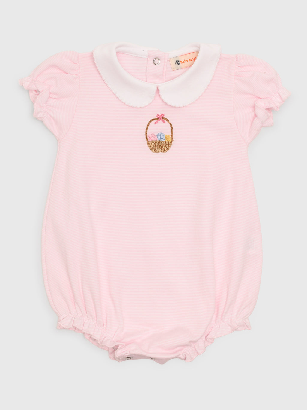 Luigi Baby Girls' Easter Basket Bubble - Saint Bernard