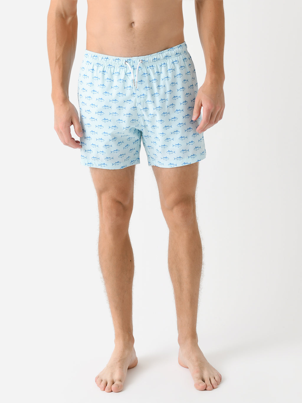 Bermies Men's Blue Tuna Swim Trunk - Saint Bernard