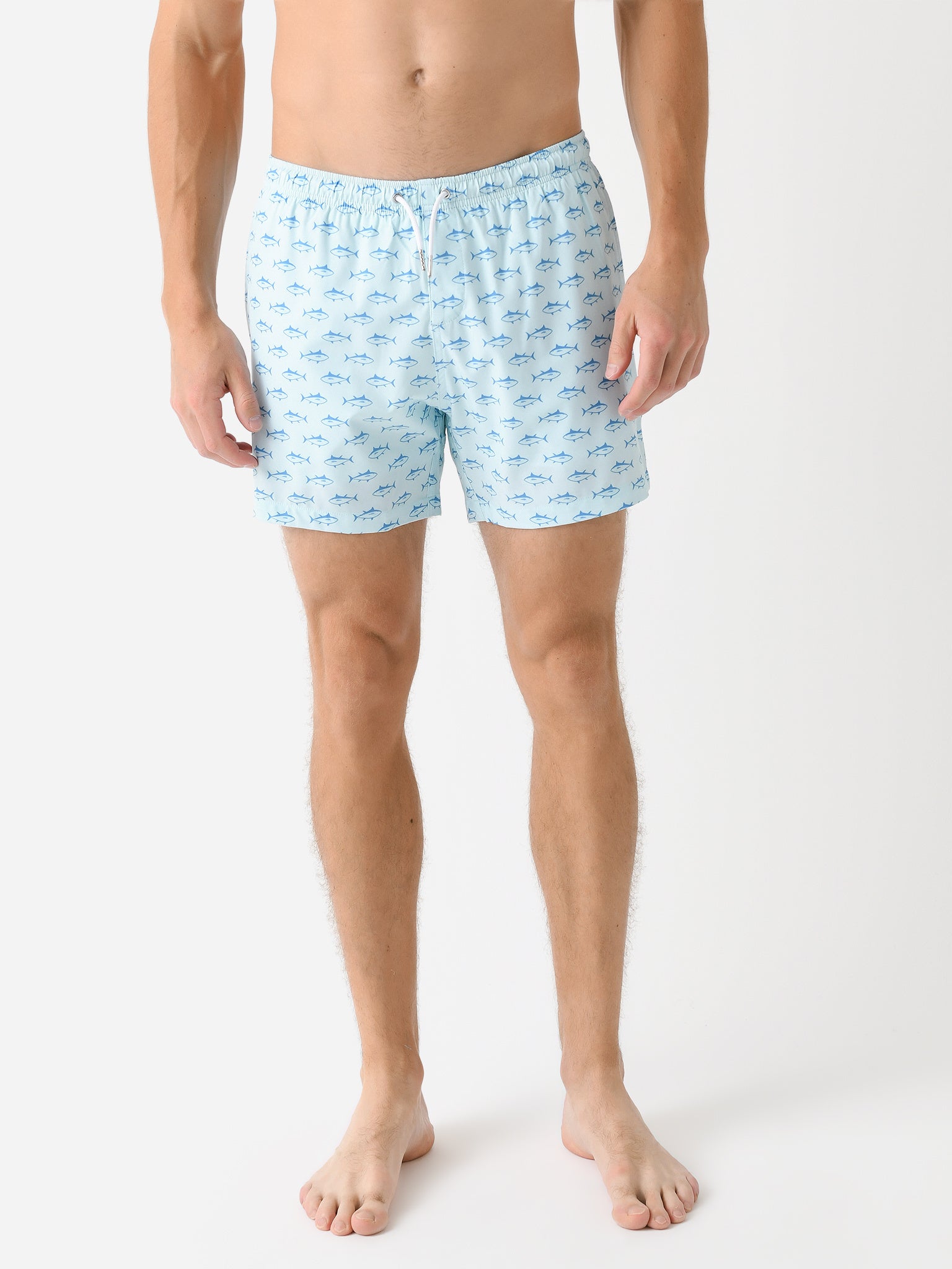 Bermies Men's Blue Tuna Swim Trunk - Saint Bernard