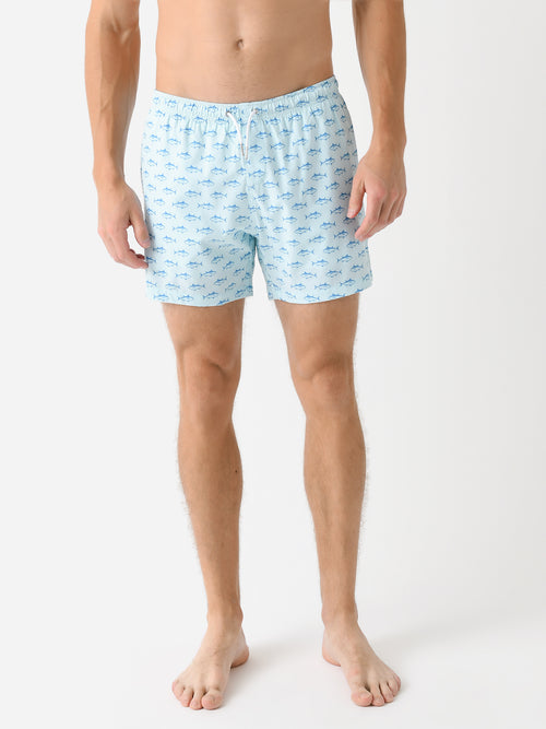 Bermies Men's Blue Tuna Swim Trunk