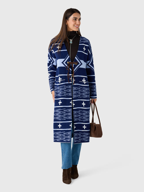 Love Note Women's Navajo Robe Coat - Saint Bernard