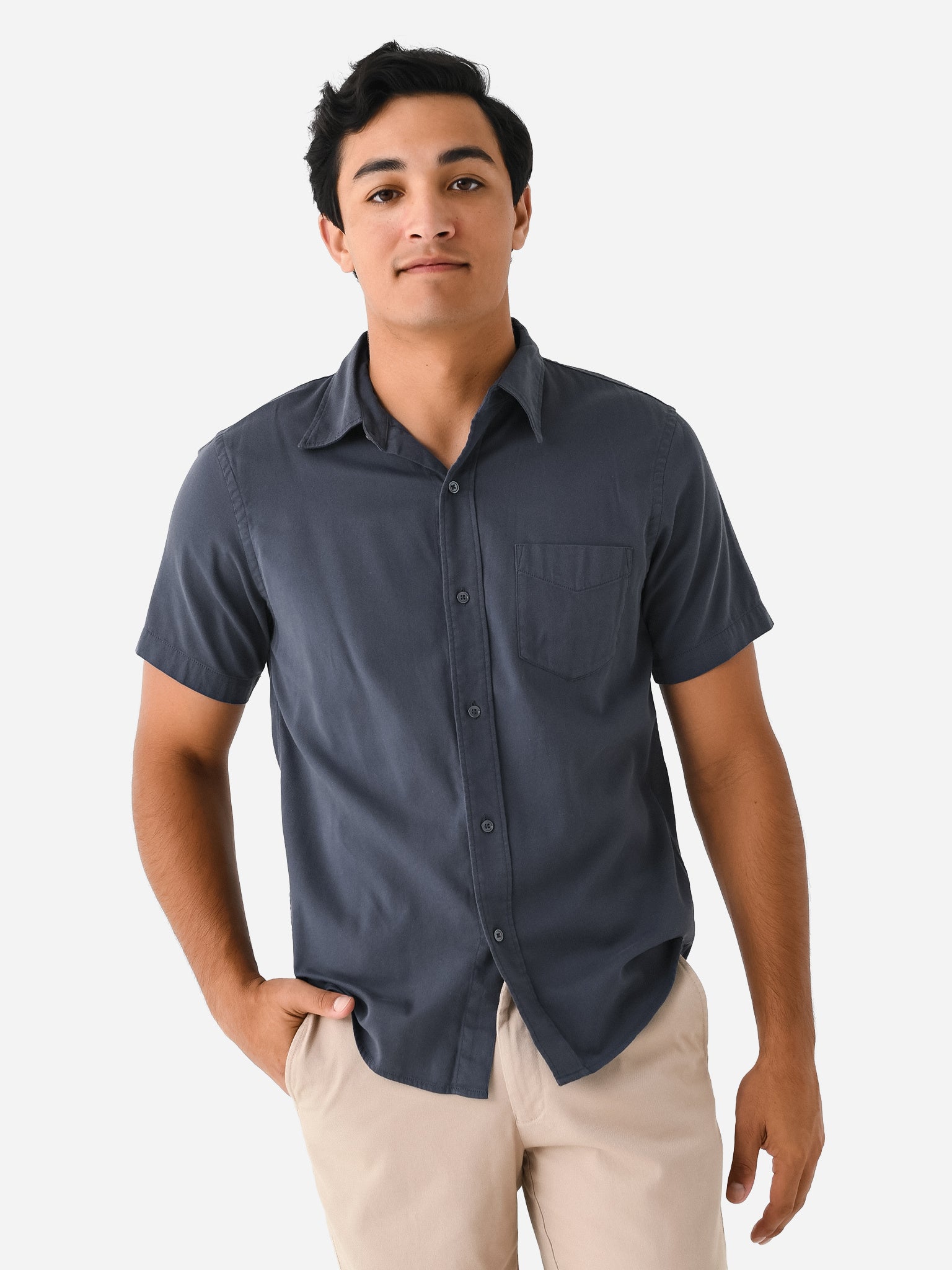 buck mason dress shirt Buck Mason Women's Mainstay Shirt in White, Size Large