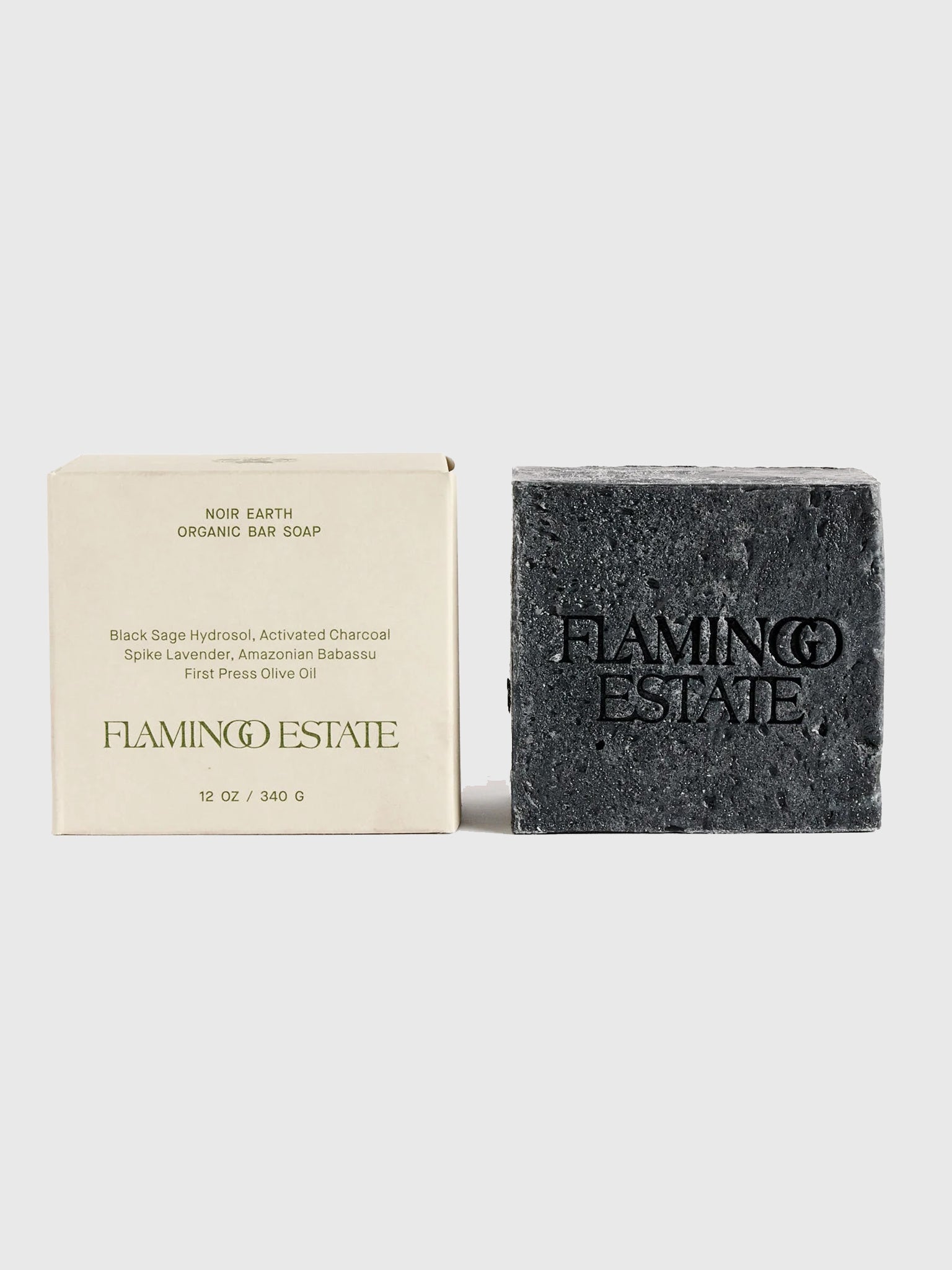 Flamingo Estate Noir Earth Soap Brick - Saint Bernard