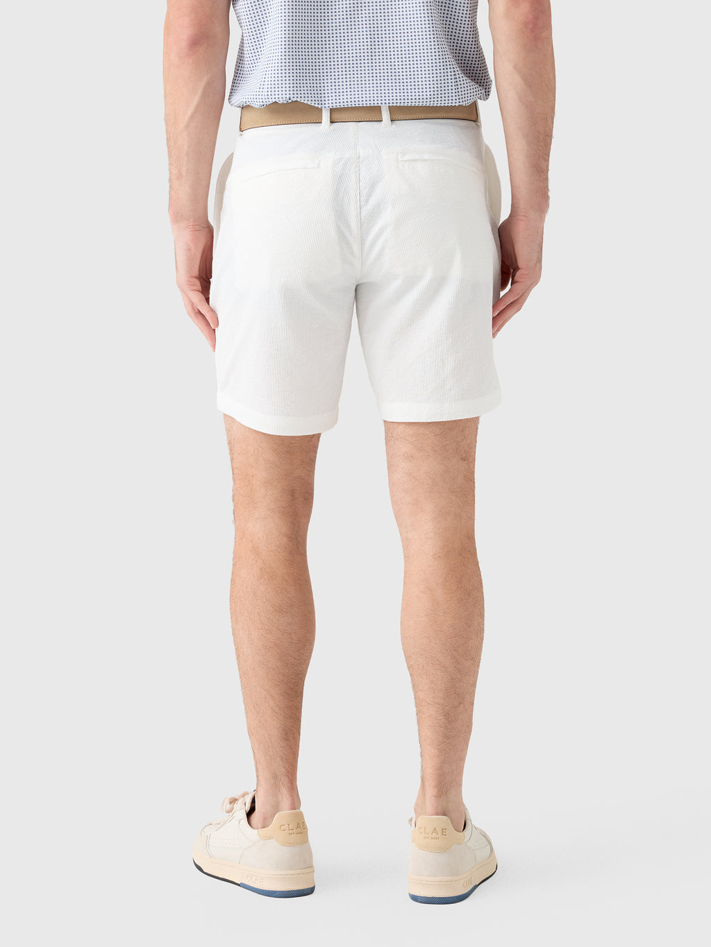RYE51 Men's Flex Seersucker Drawstring Short - Saint Bernard