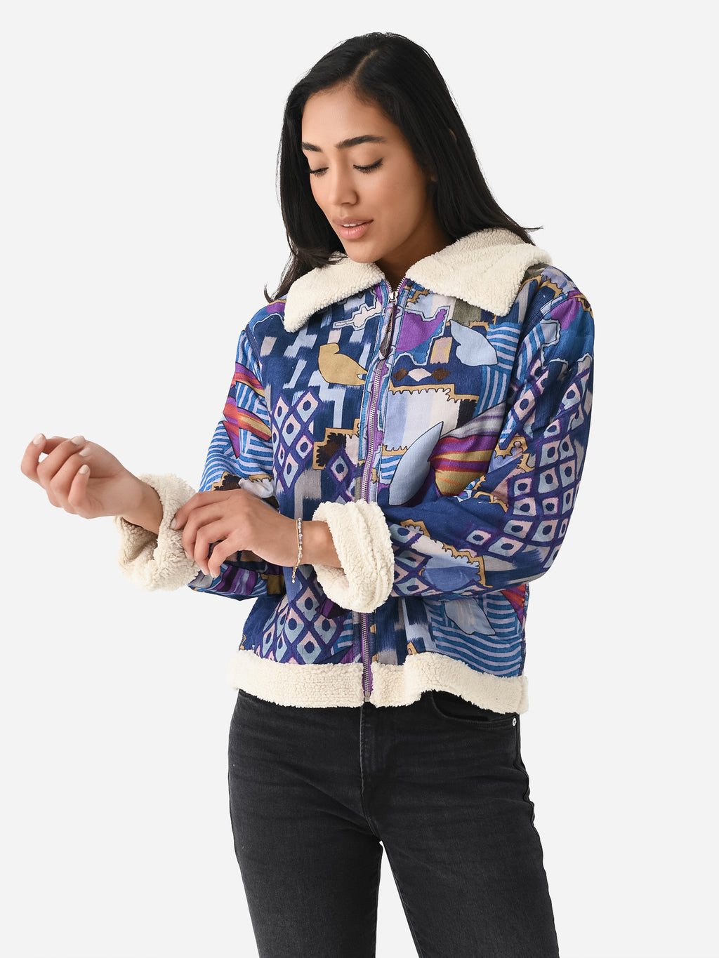 Chufy Women's Boris Organic Cotton Double Face Jacket - Saint Bernard