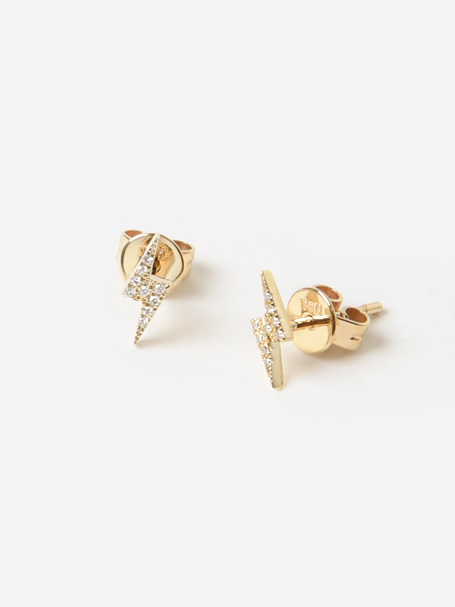 Francie B. Bolt Stud Earrings - Saint Bernard