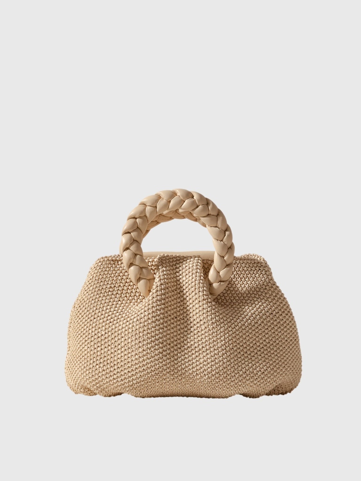 Hereu Bombon Medium Soft Raffia Bag - Saint Bernard