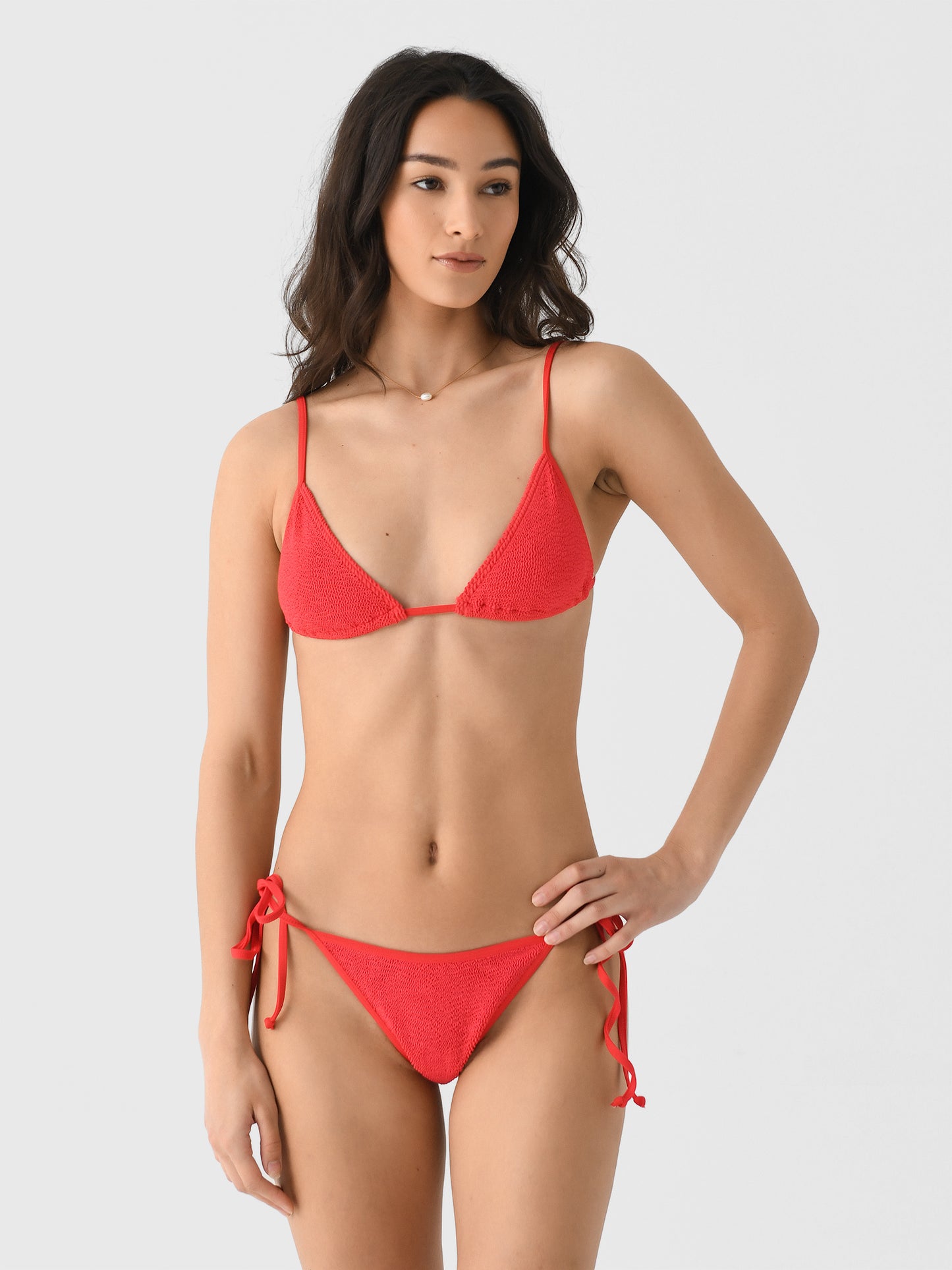 Bond Eye Women's Luana Triangle Bikini Top - Saint Bernard