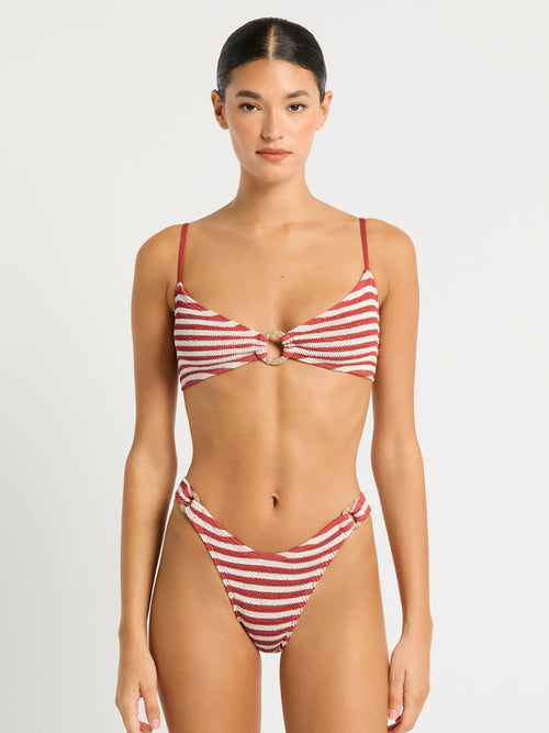 Bond Eye Women's Ring Lissio Crop Bikini Top