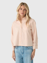 Masons Daughter Women's Cropped Boyfriend Shirt - Saint Bernard