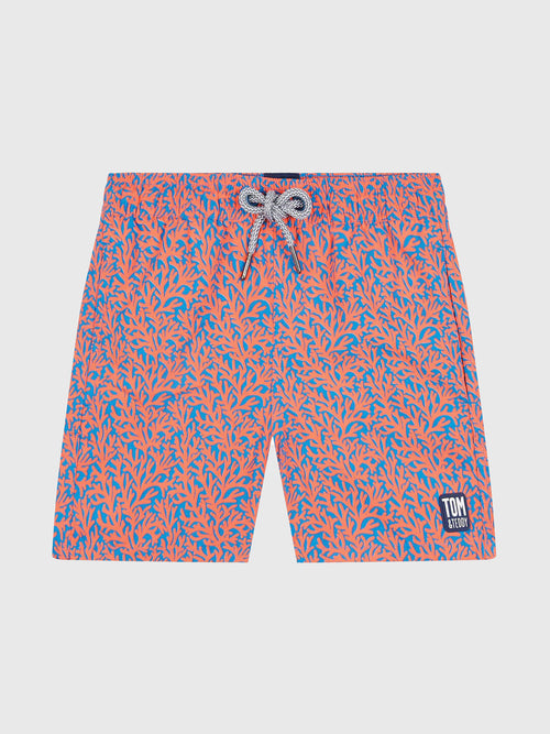 Tom & Teddy Boys' Coral Swim Trunk