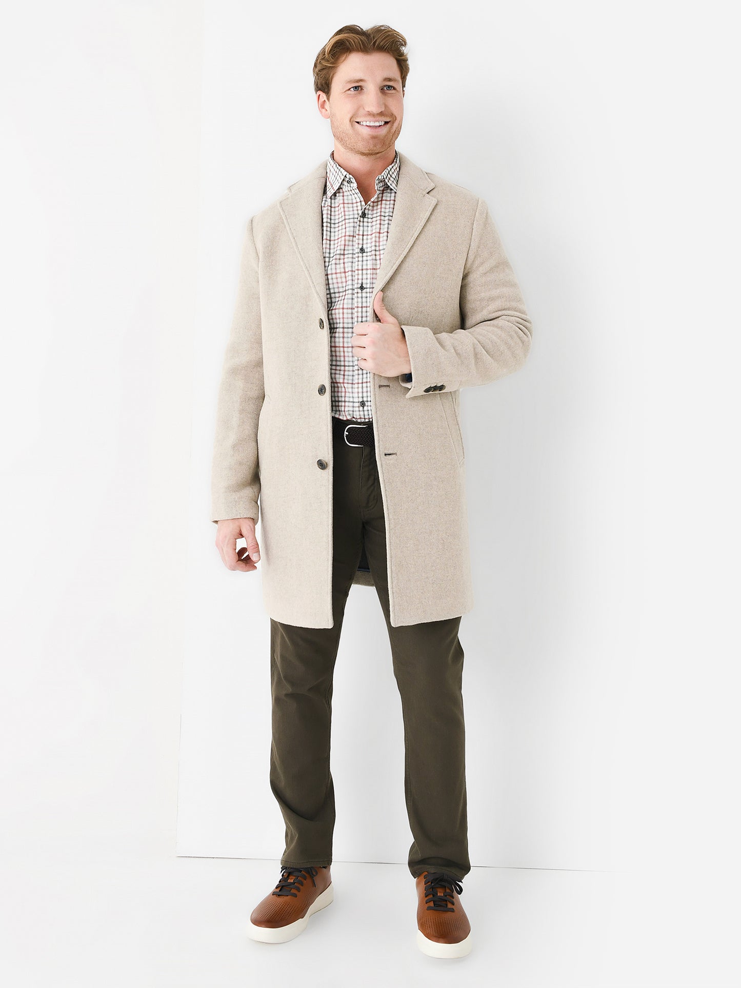 Rodd And Gunn Men's Lodestone Coat - Saint Bernard