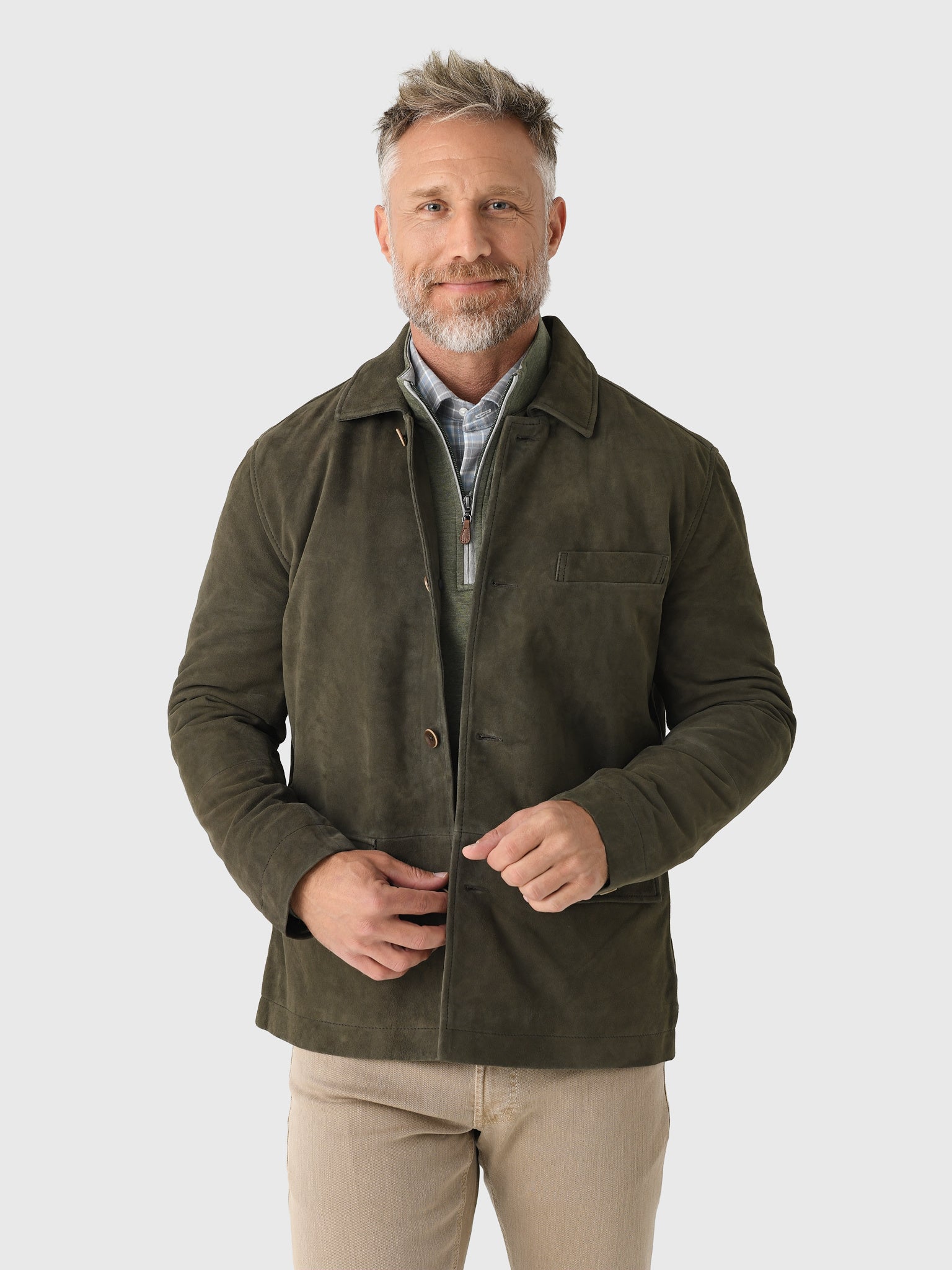 Rodd And Gunn Men's Somerset Leather Jacket - Saint Bernard