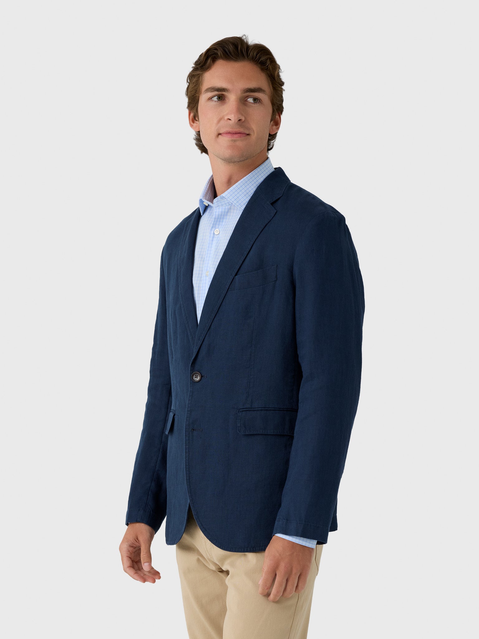 Rodd And Gunn Men's Resort Linen Blazer - Saint Bernard