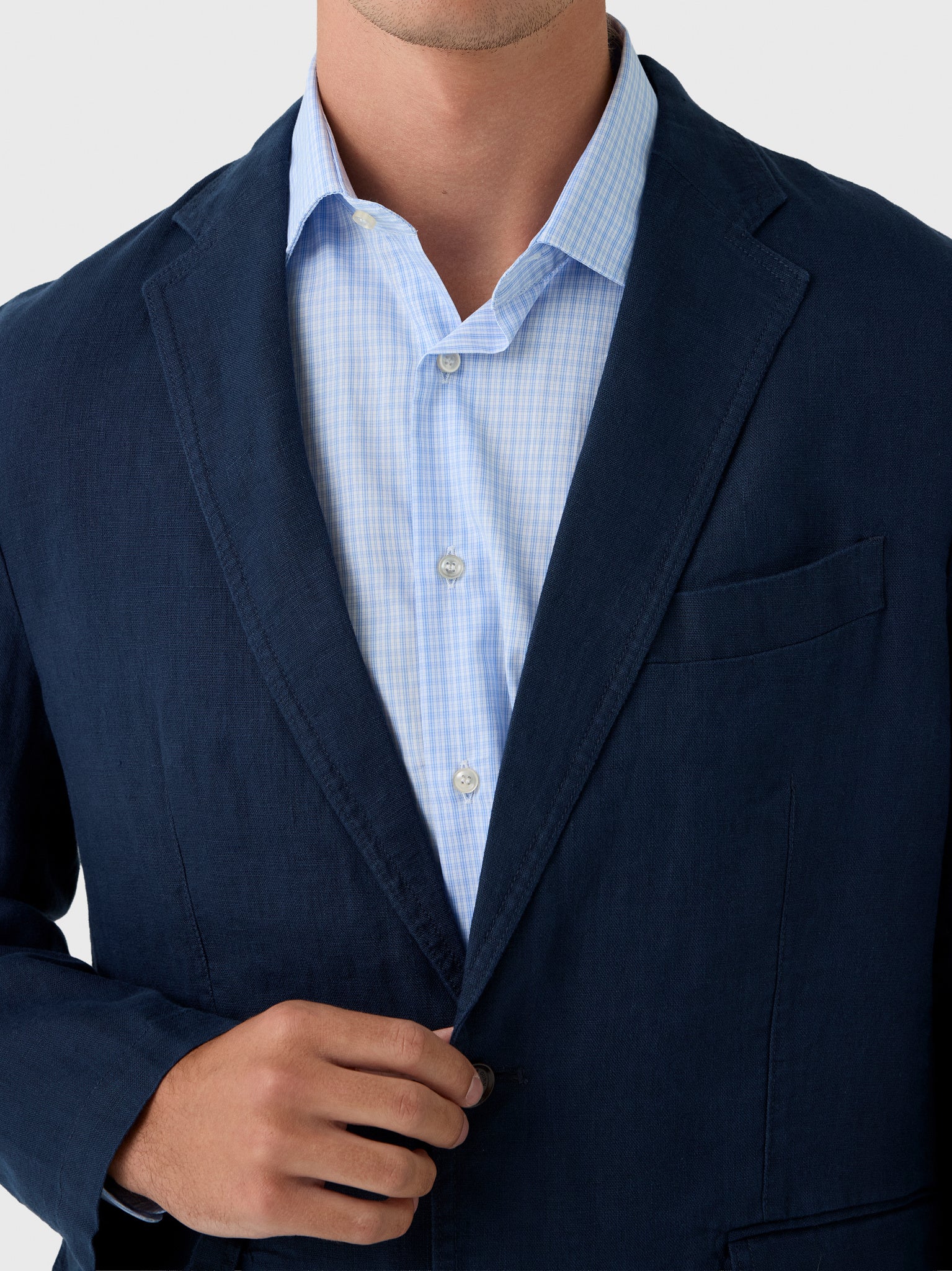 Rodd And Gunn Men's Resort Linen Blazer - Saint Bernard