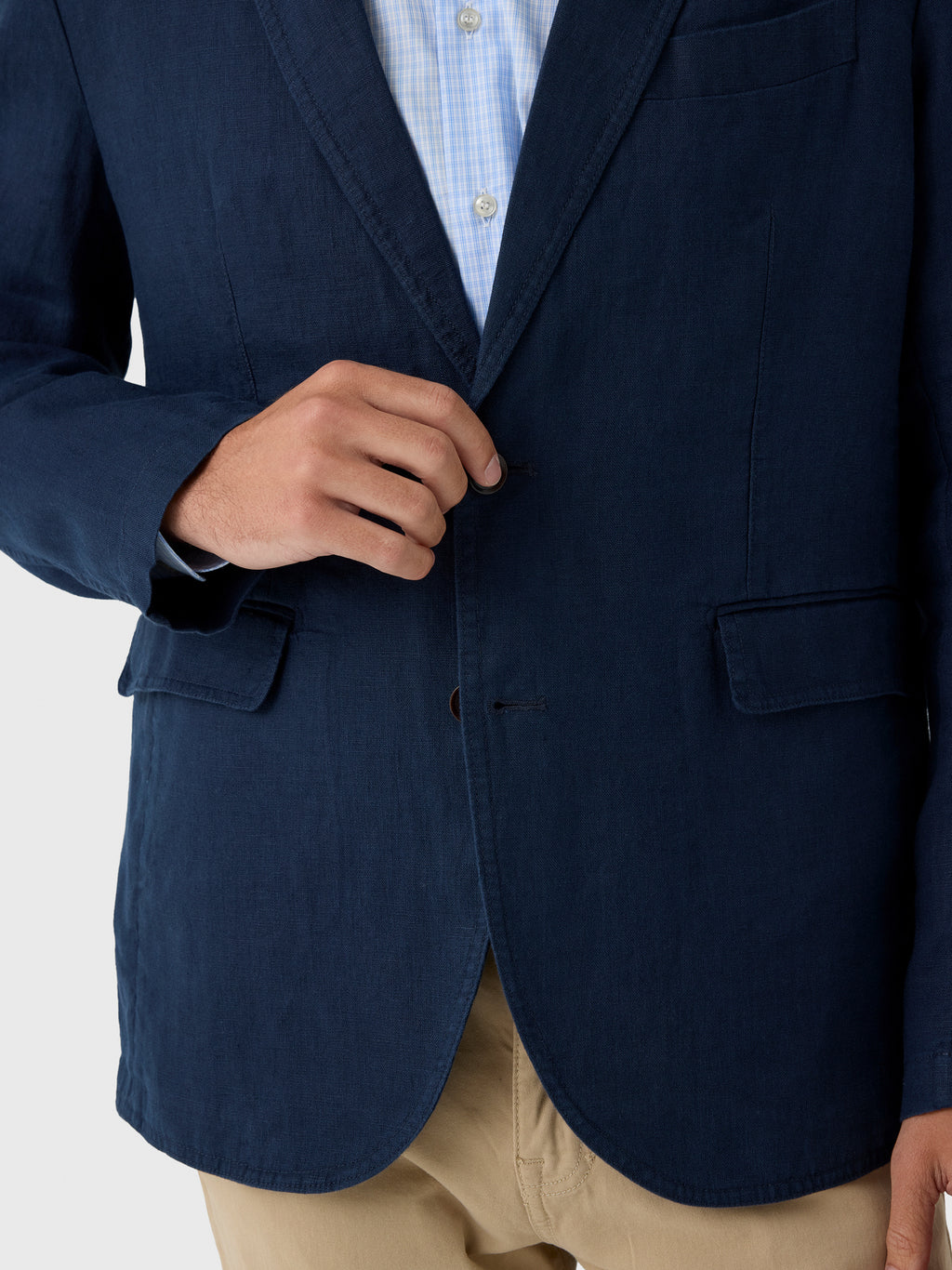 Rodd And Gunn Men's Resort Linen Blazer - Saint Bernard