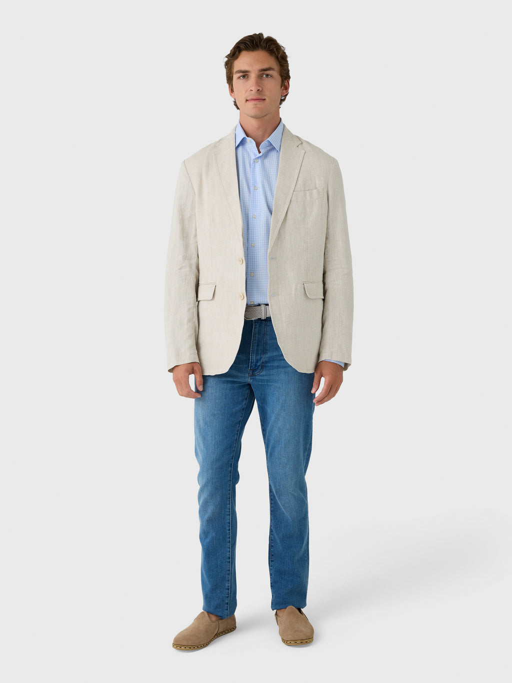 Rodd And Gunn Men's Resort Linen Blazer - Saint Bernard