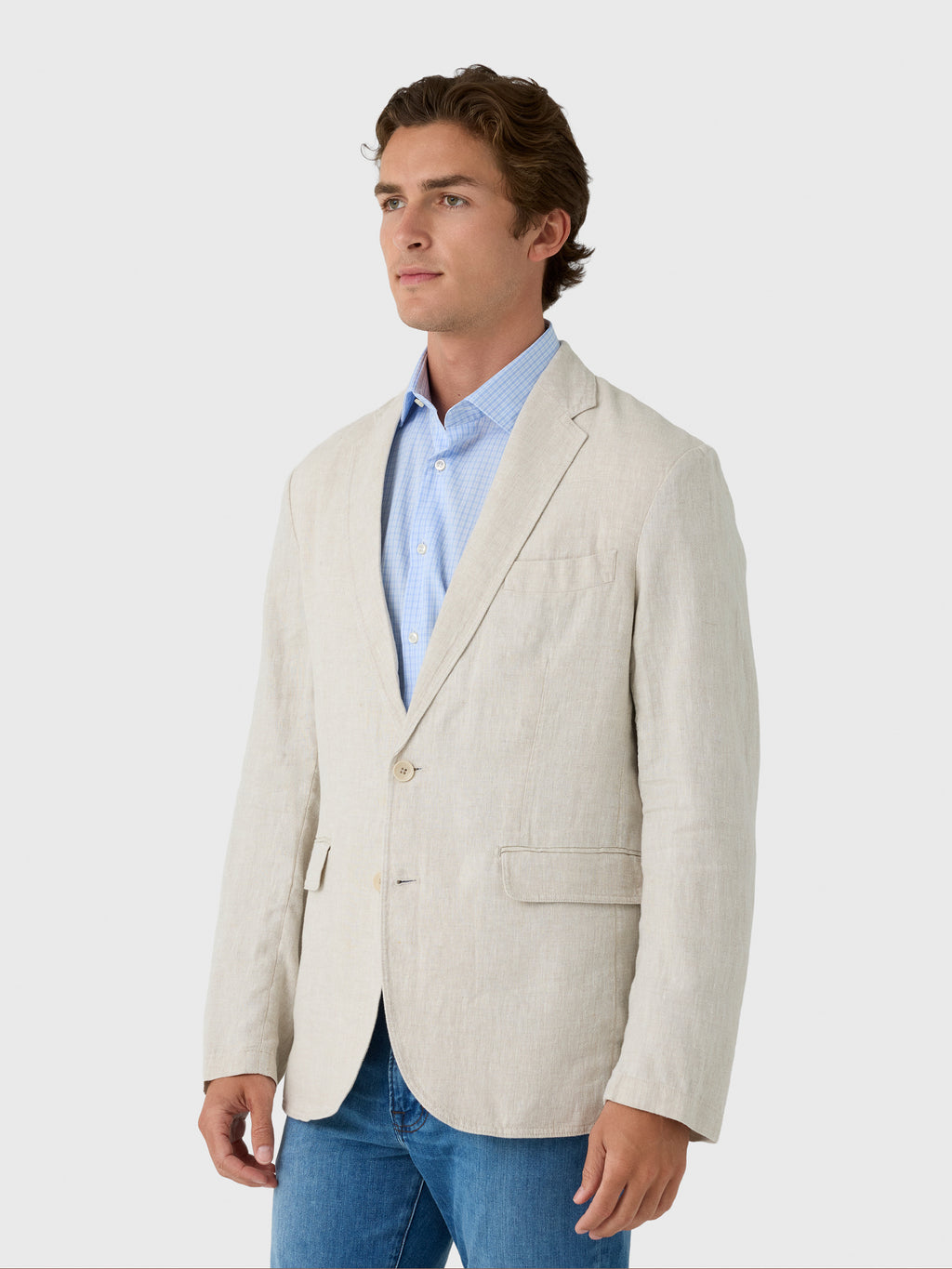Rodd And Gunn Men's Resort Linen Blazer - Saint Bernard