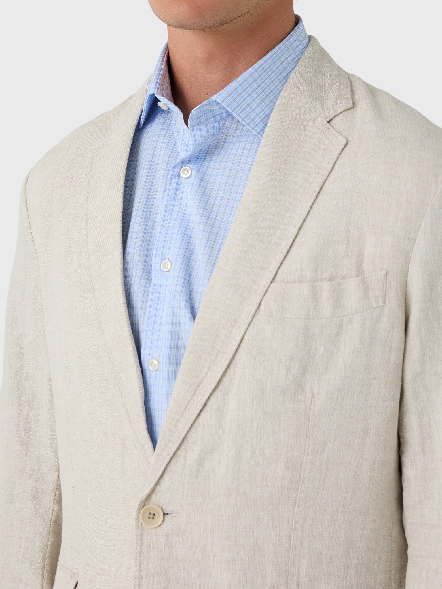 Rodd And Gunn Men's Resort Linen Blazer - Saint Bernard