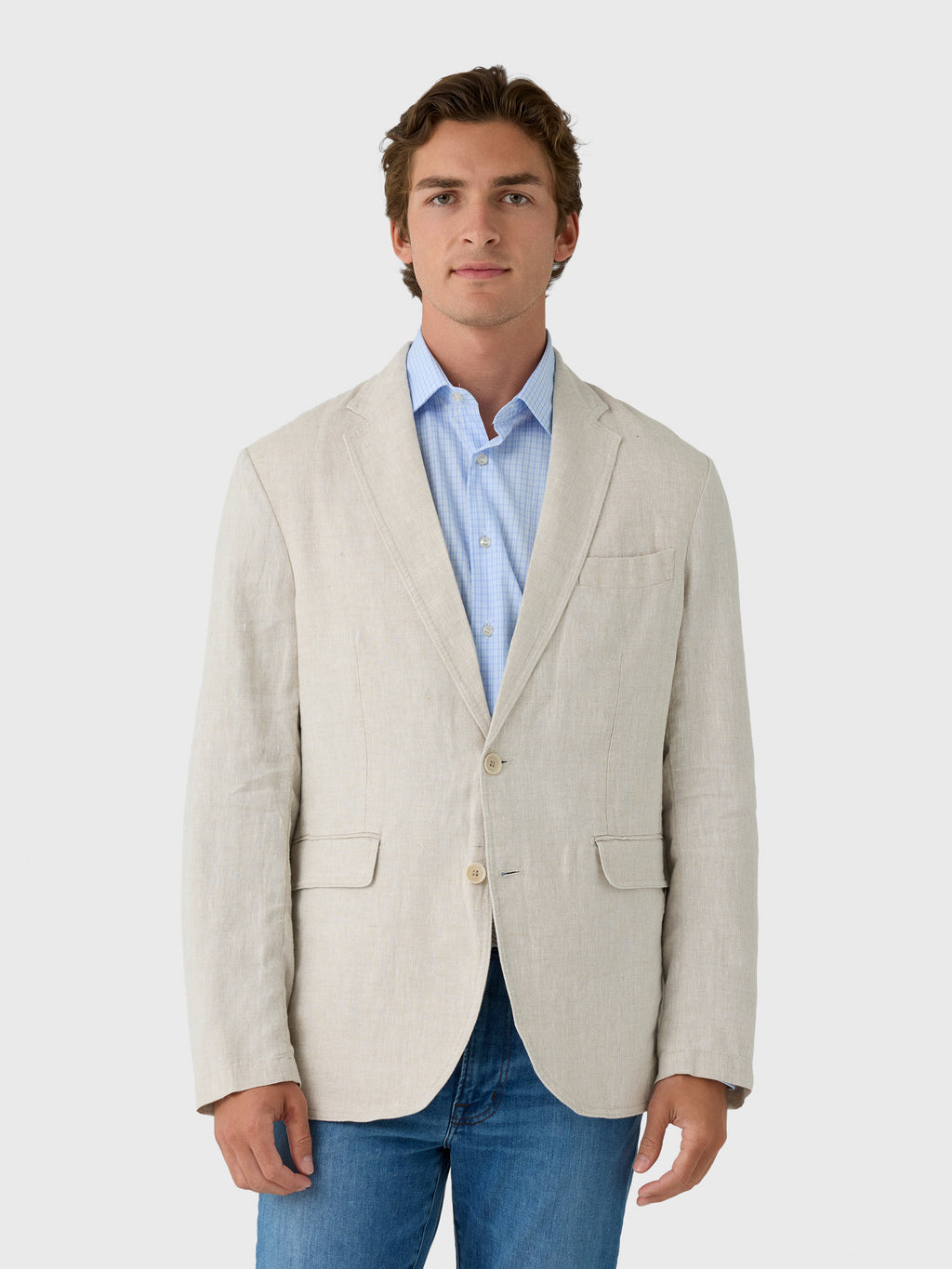 Rodd And Gunn Men's Resort Linen Blazer - Saint Bernard