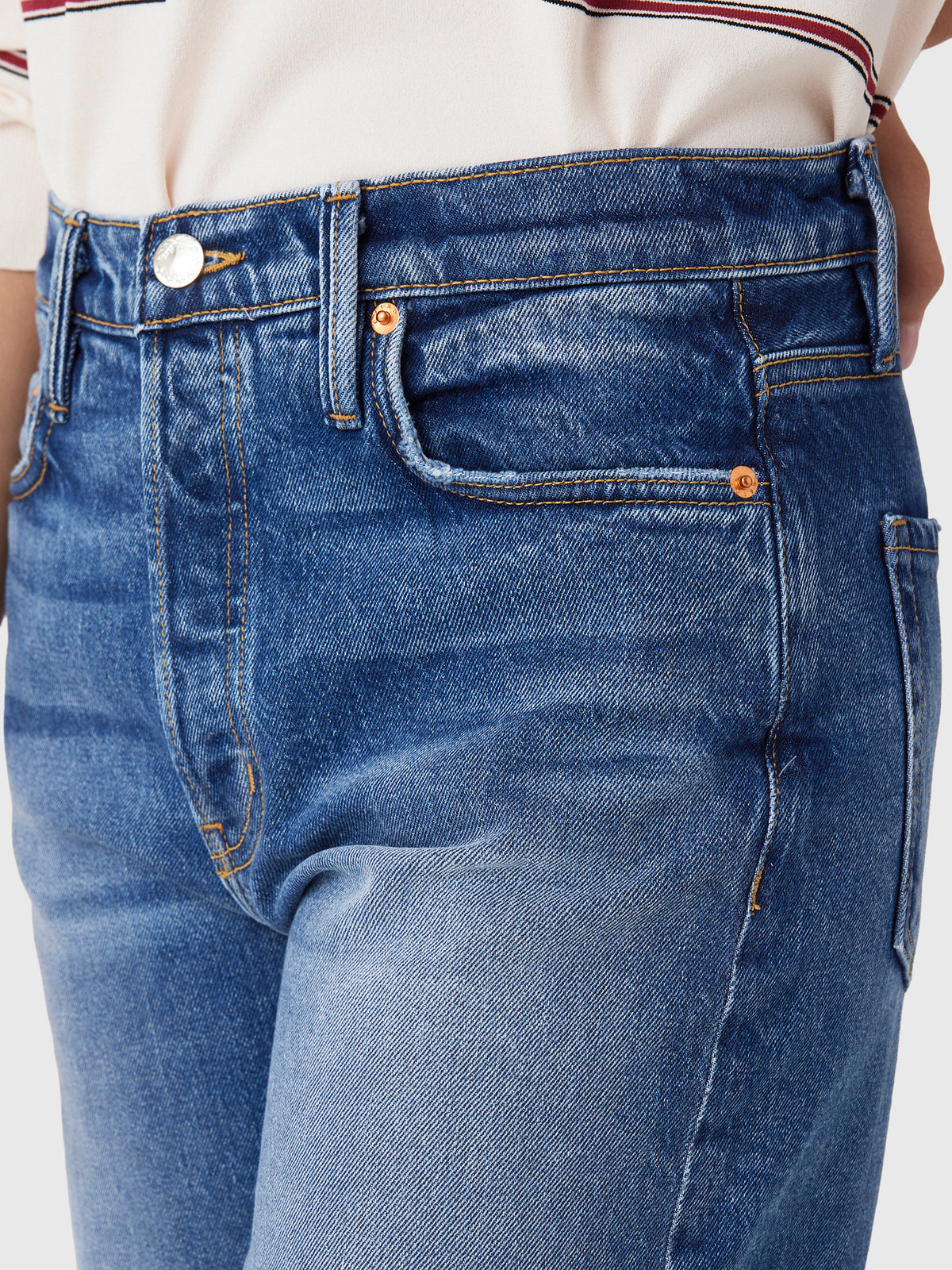 Betro Simone Women's Ellen Barrel Leg Jean - Saint Bernard