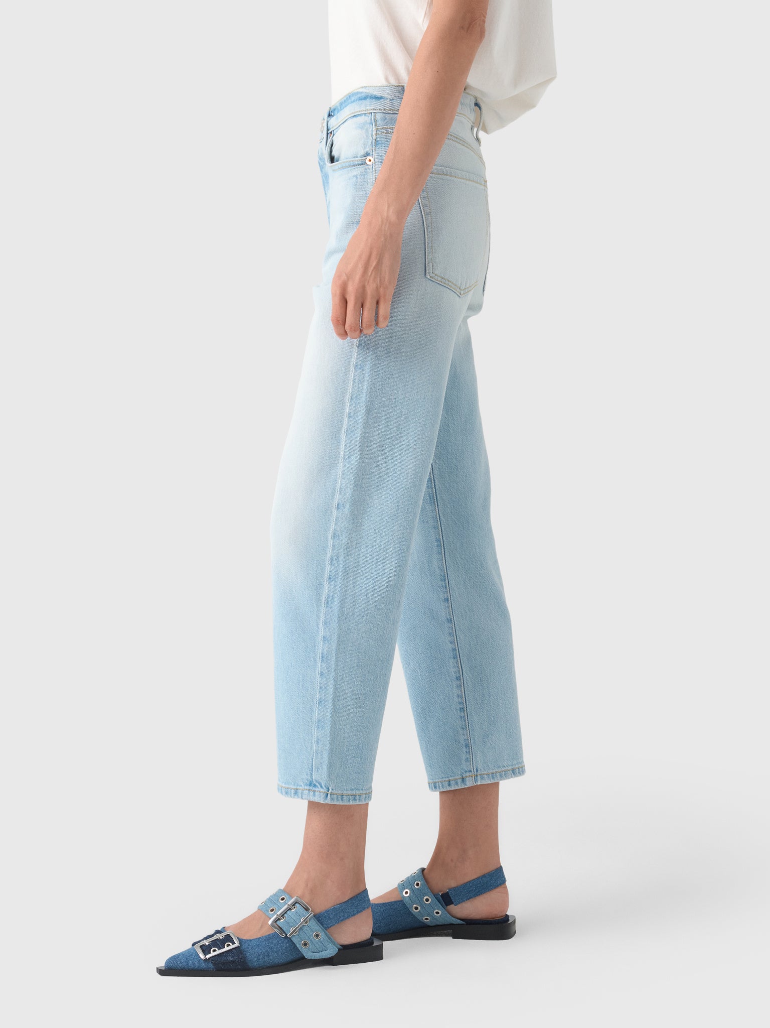 Betro Simone Women's Ellen Bow Leg Jean - Saint Bernard