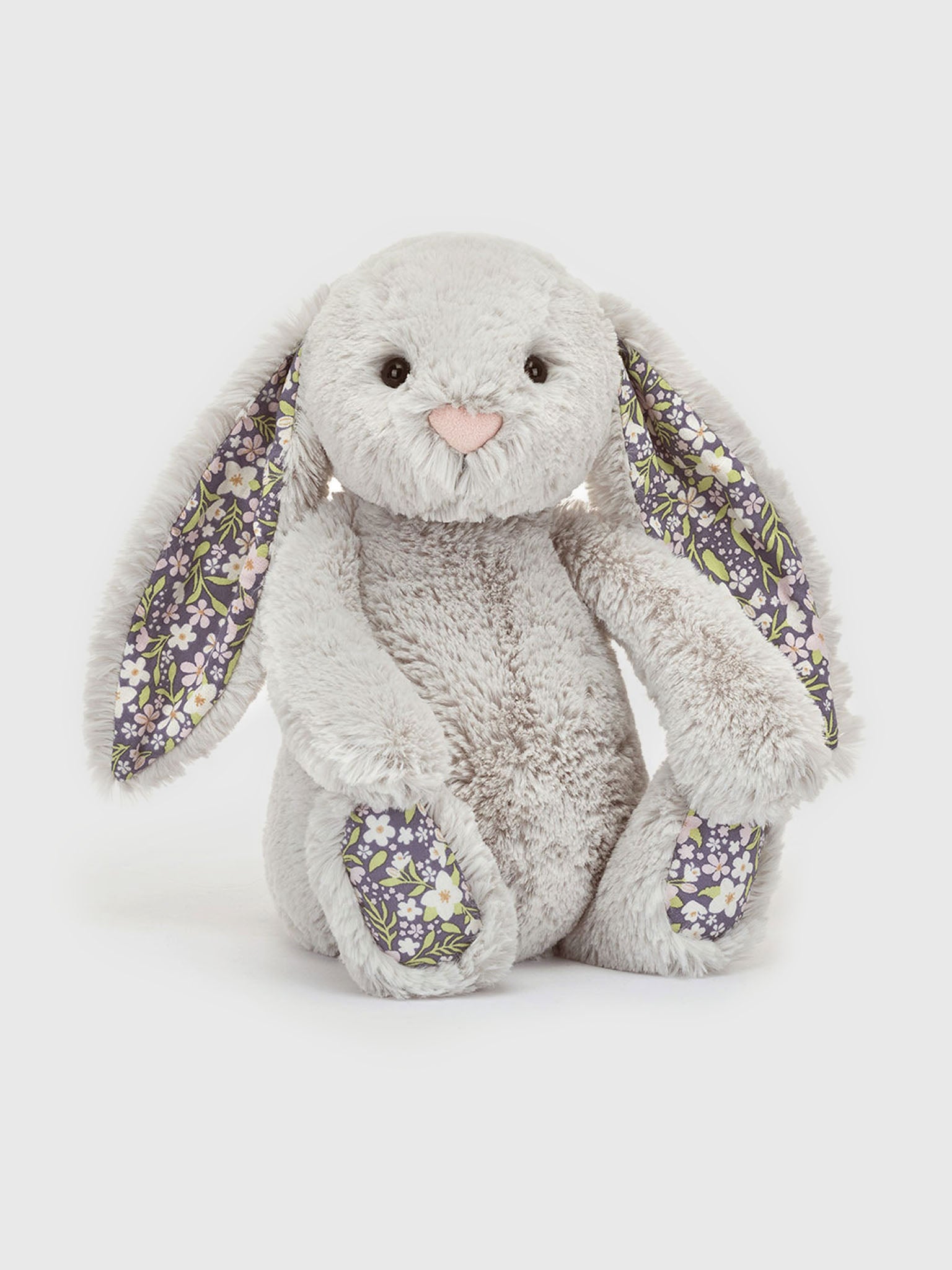 Jellycat Medium Blossom Silver 'Bloom' Bunny Plush - Saint Bernard