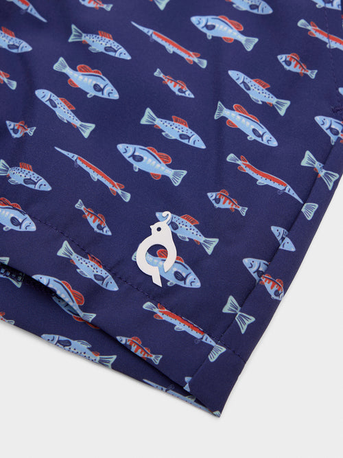 Blue Quail Boys' Swim Trunk - Saint Bernard