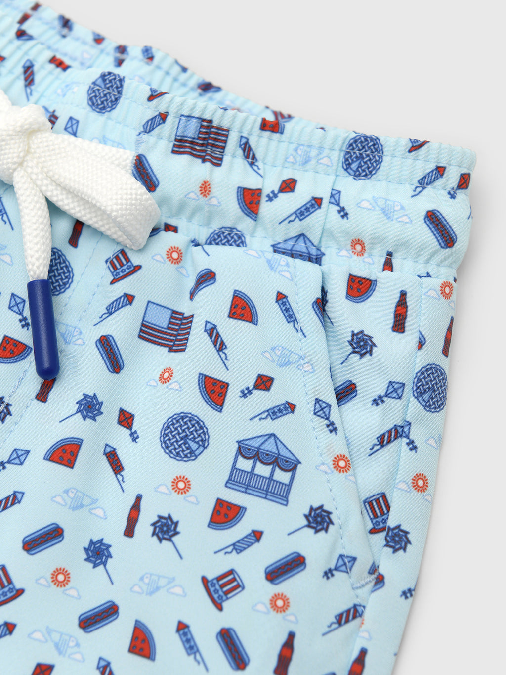 Blue Quail Boys' Swim Trunk - Saint Bernard