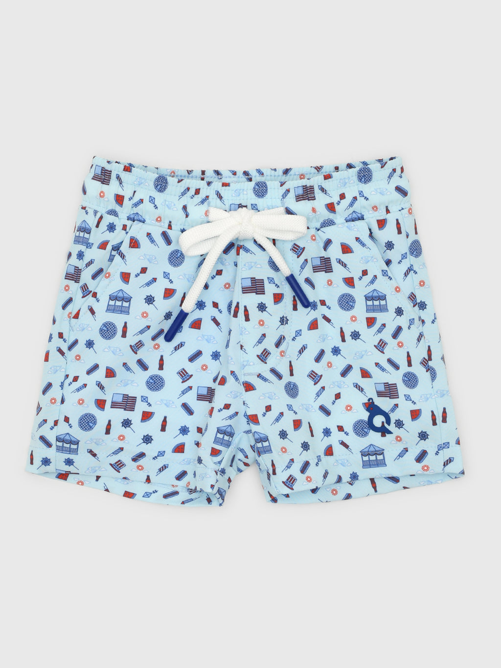 Blue Quail Boys' Swim Trunk - Saint Bernard