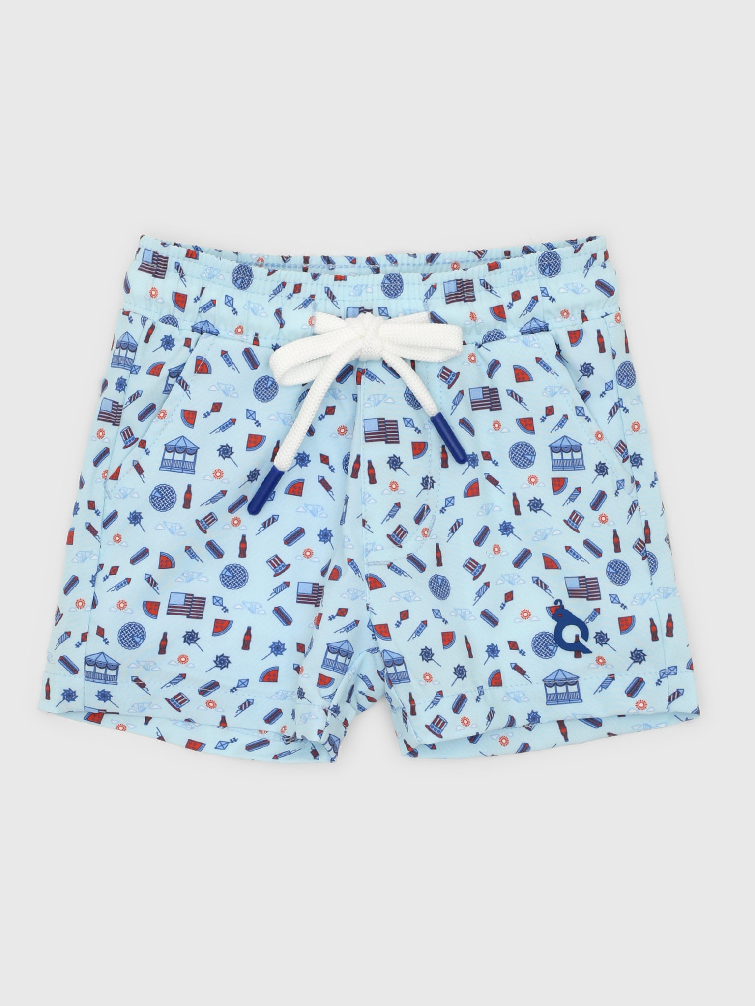 Blue Quail Boys' Swim Trunk - Saint Bernard