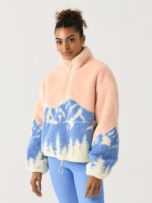 Beach Riot Women's Leona Sherpa Pullover