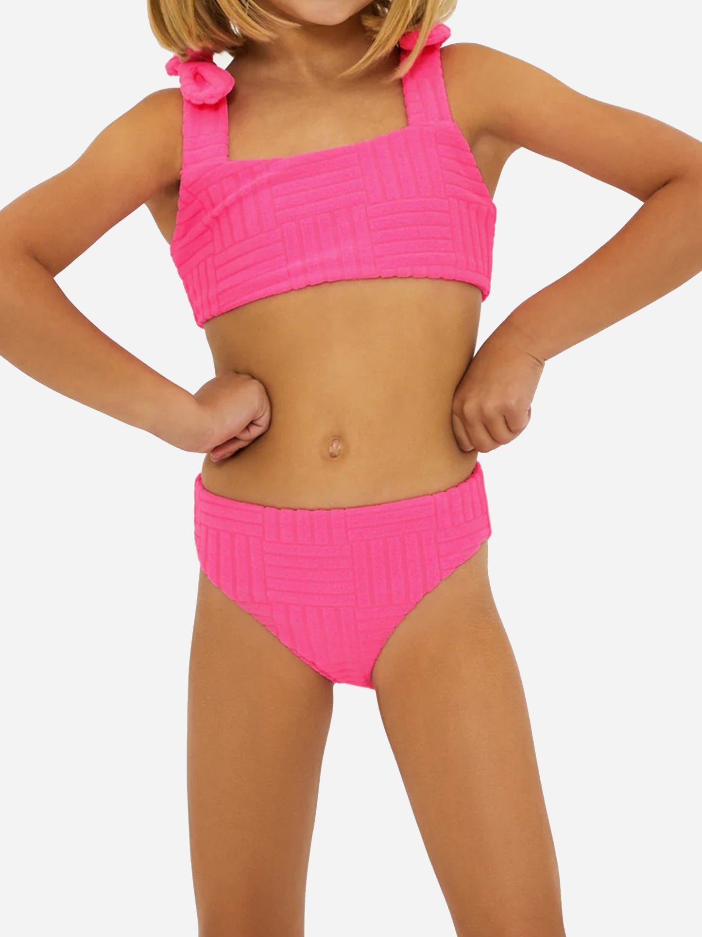 Beach Riot Girls' Little Stella Bikini Set - Saint Bernard