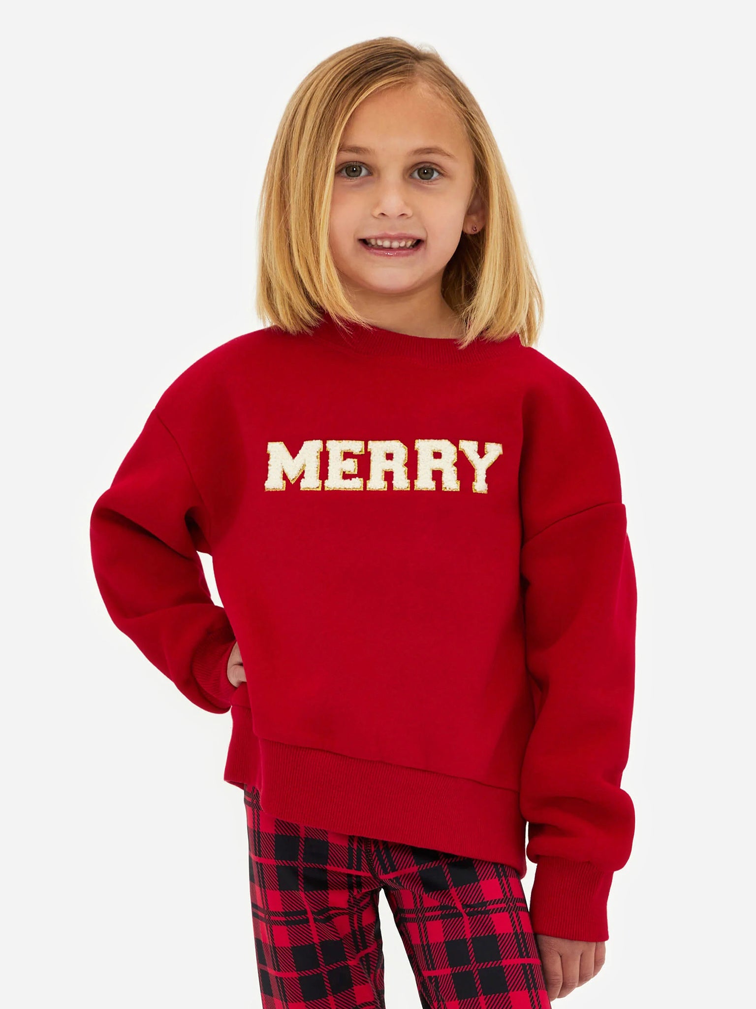 Beach Riot Girls' Little Dawn Sweatshirt - Saint Bernard