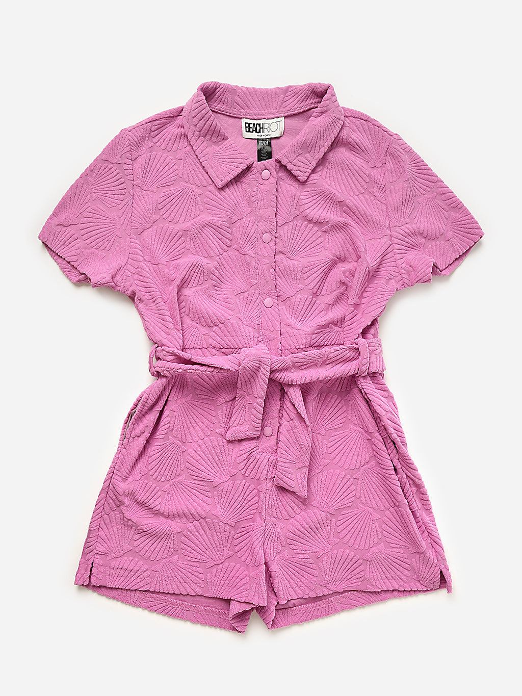Beach Riot Girls' Little Gia Romper - Saint Bernard